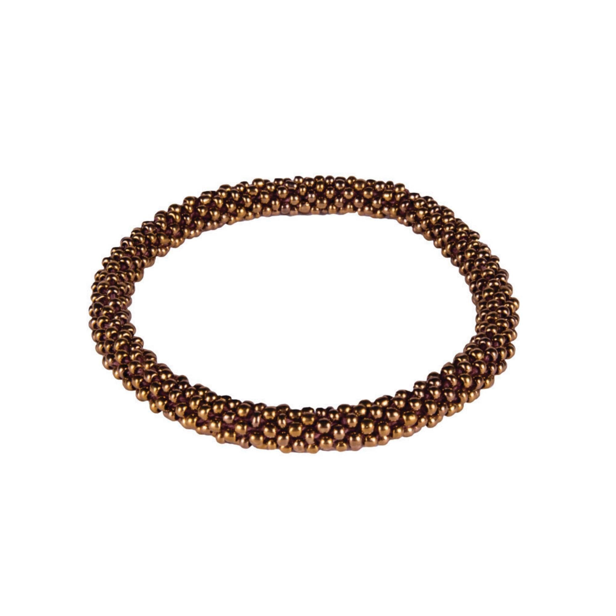 Mayalu Solid Roll On Bracelet - Antique Brass