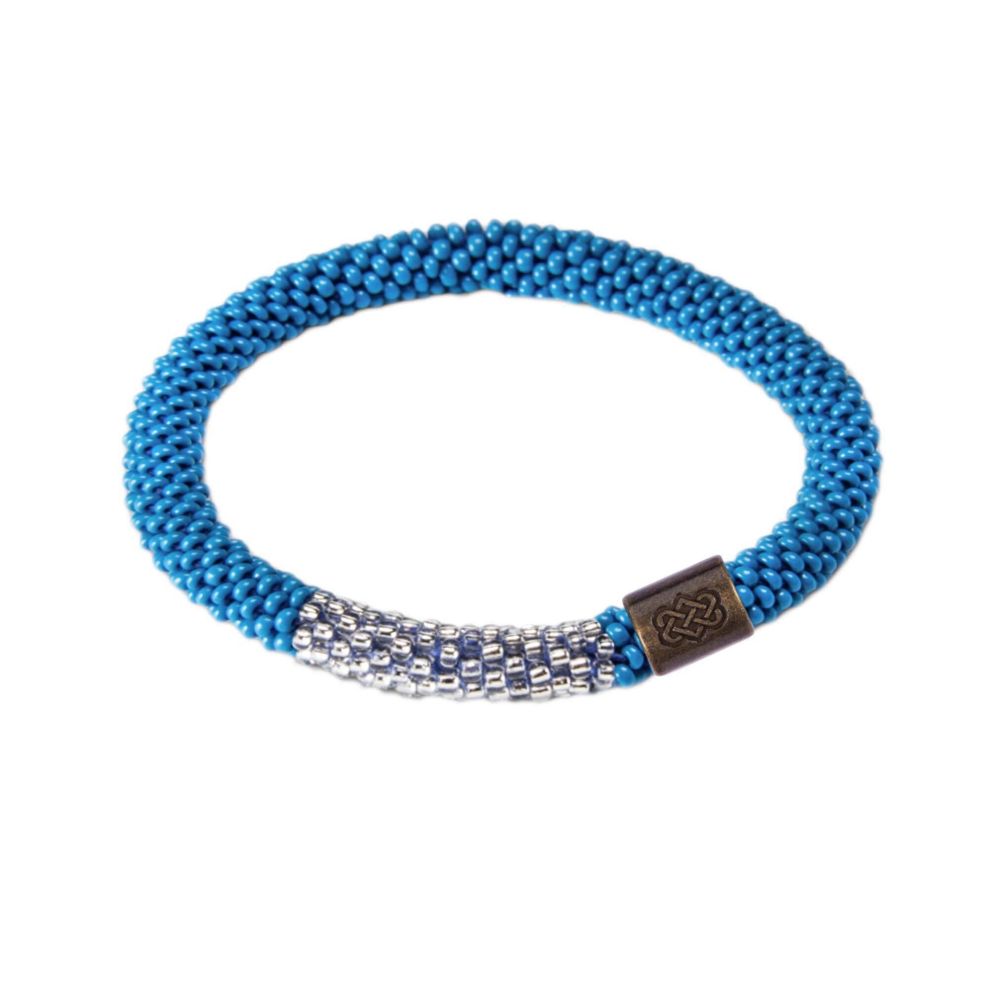 Sherpa Adventure Gear Mayalu Block Roll On Bracelet in Blue