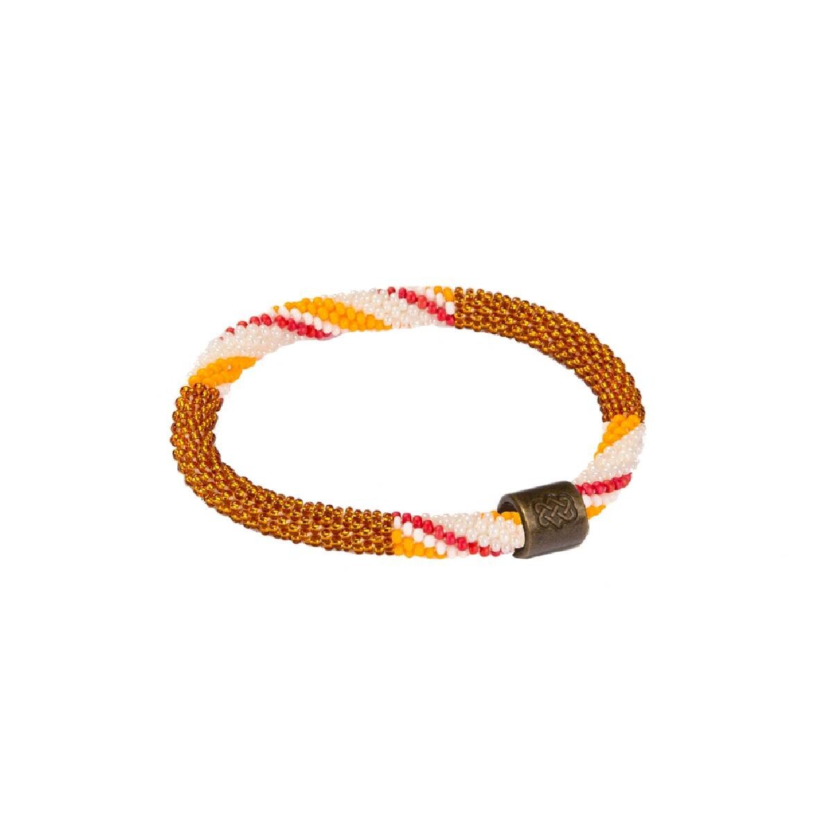 Sherpa Adventure Gear Mayalu Stripe Roll On Bracelet in Brown