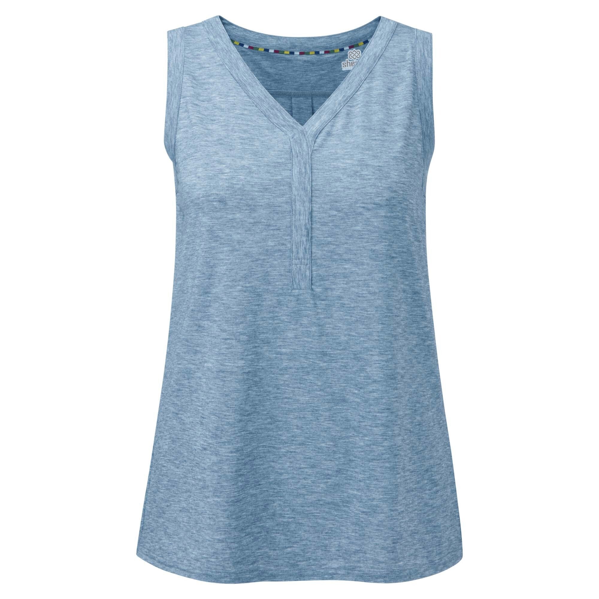 Sherpa Adventure Gear Asha V-Neck Tank in Blue