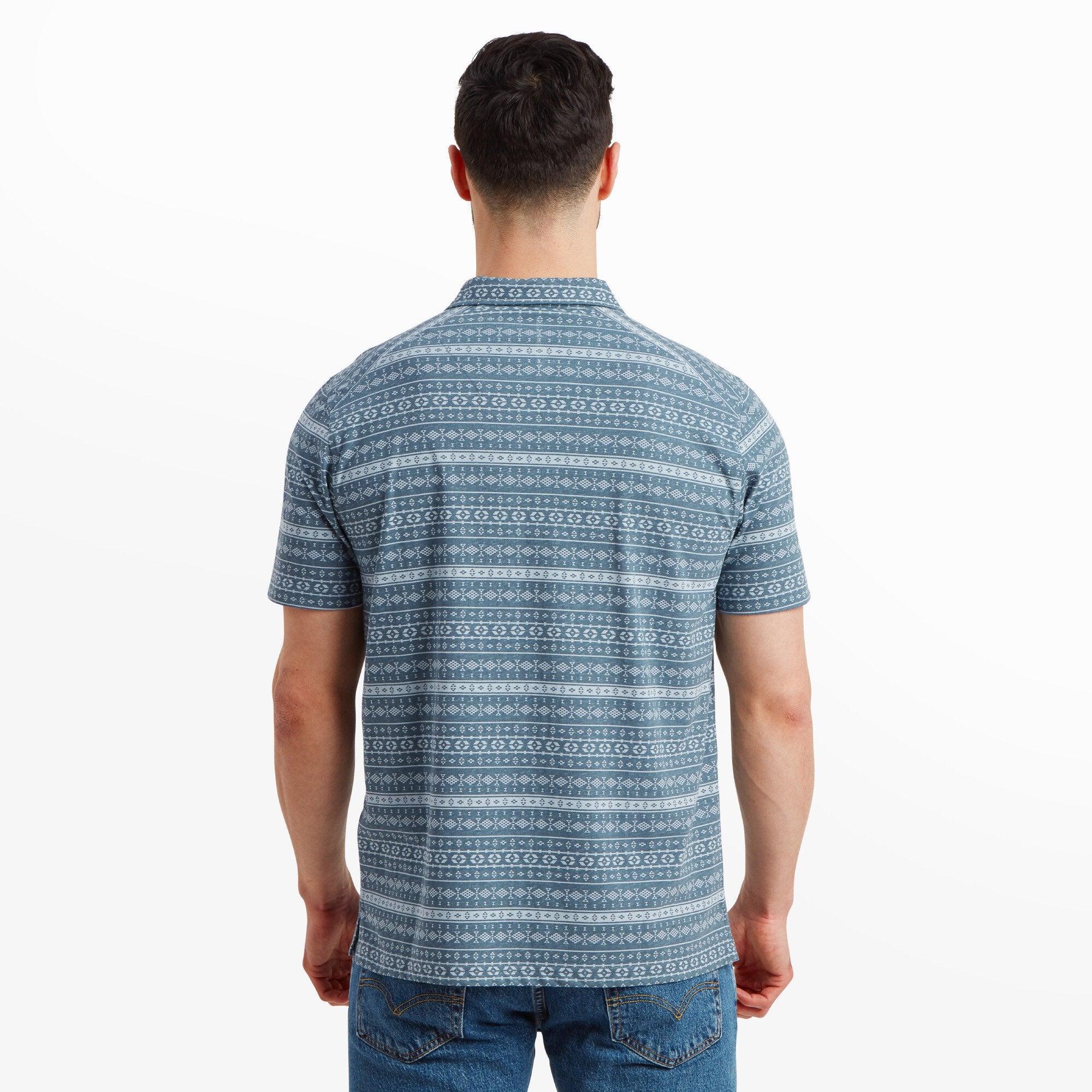 Dhani Poloshirt – Haze Stripe