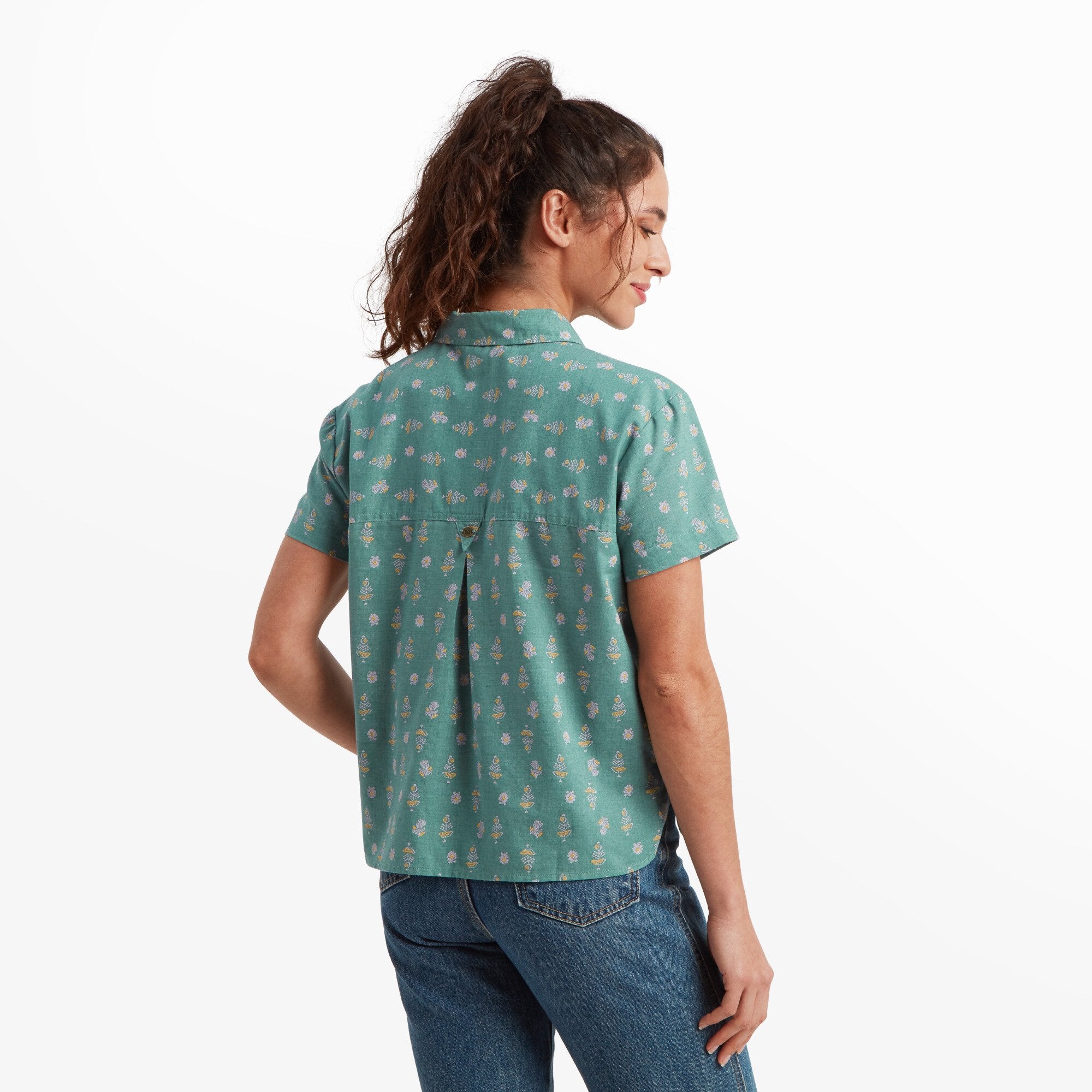 Jaya Camp Shirt - Hydra Indi Blossom