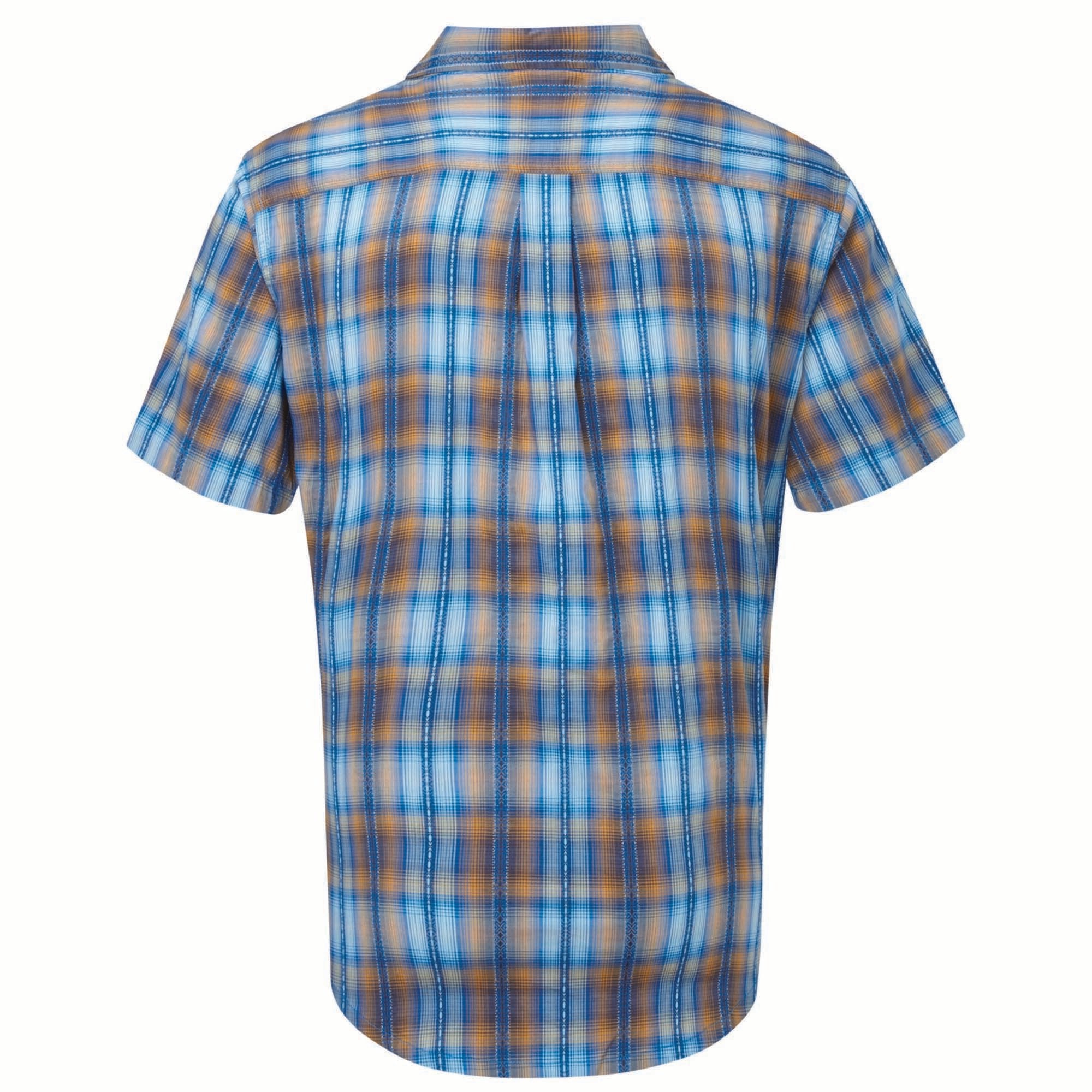 Sherpa Adventure Gear Jhapa Shirt in Blue, from the back