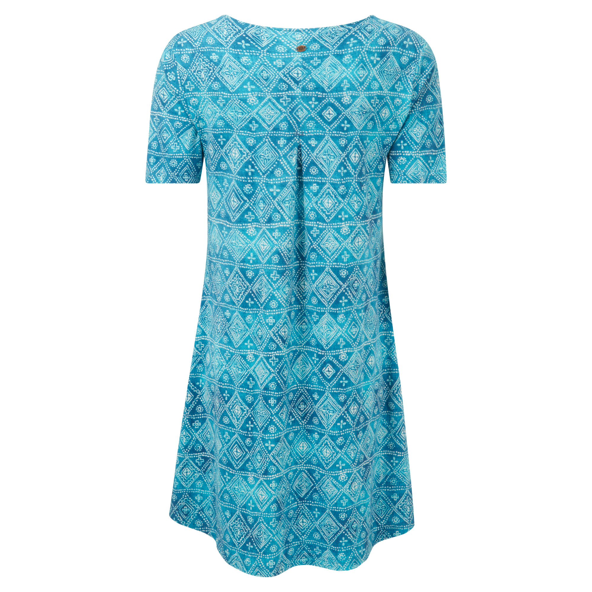 Sherpa Adventure Gear Kira Swing Dress in Blue from the back