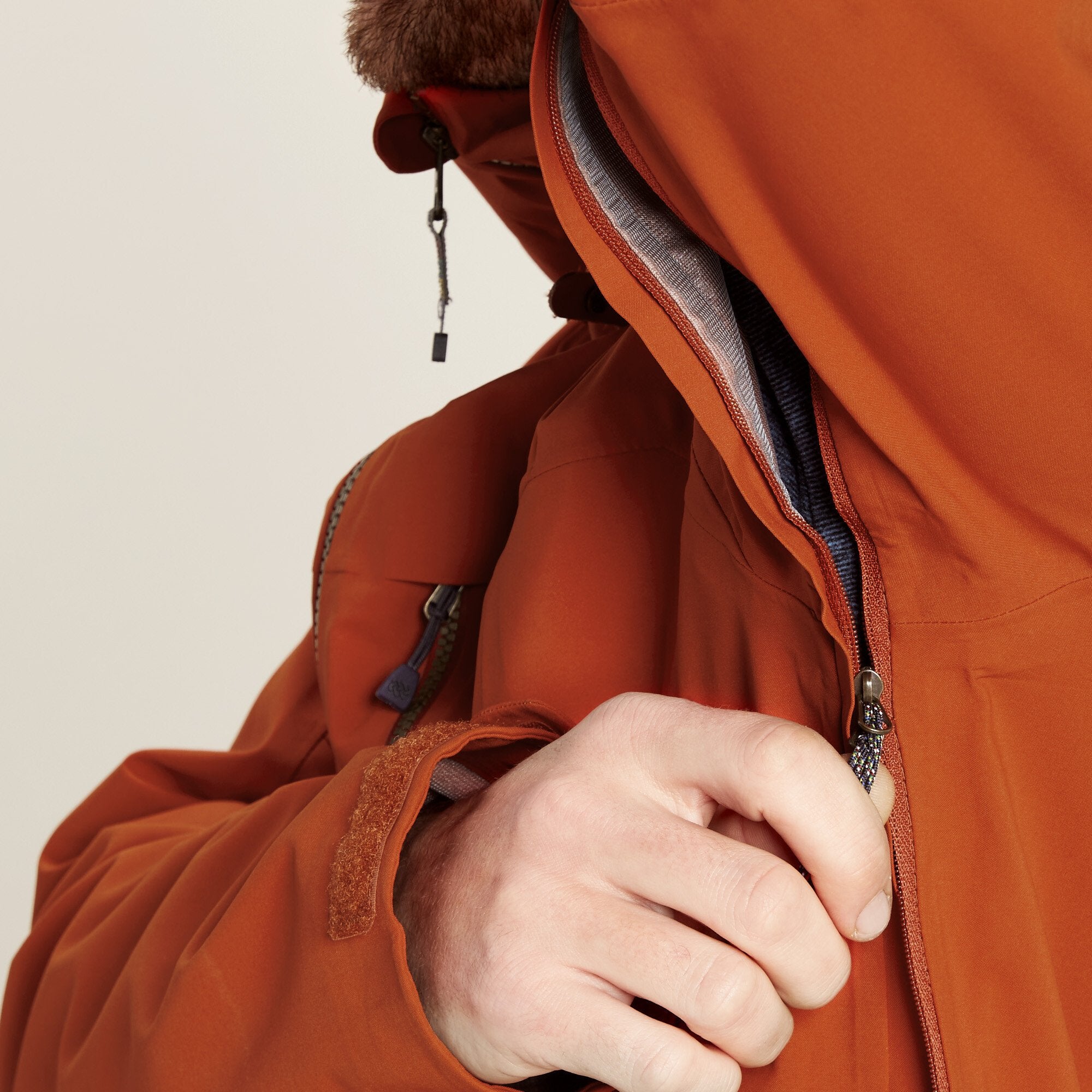 Makalu Jacke - T-Shirtj Orange