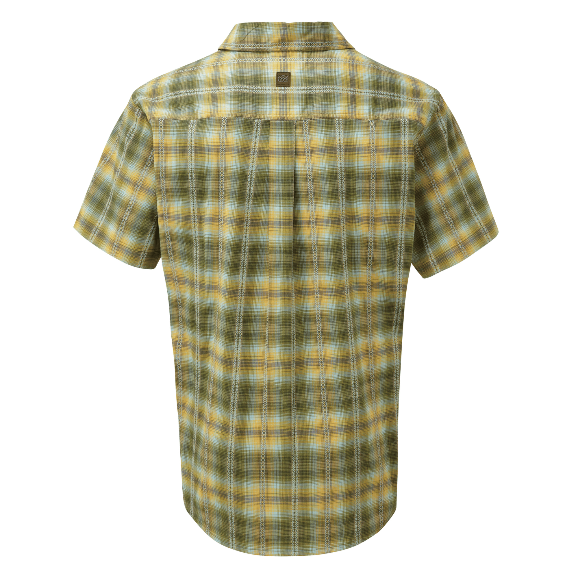 Sherpa Adventure Gear Manang Short Sleeve Shirt in Green from the back