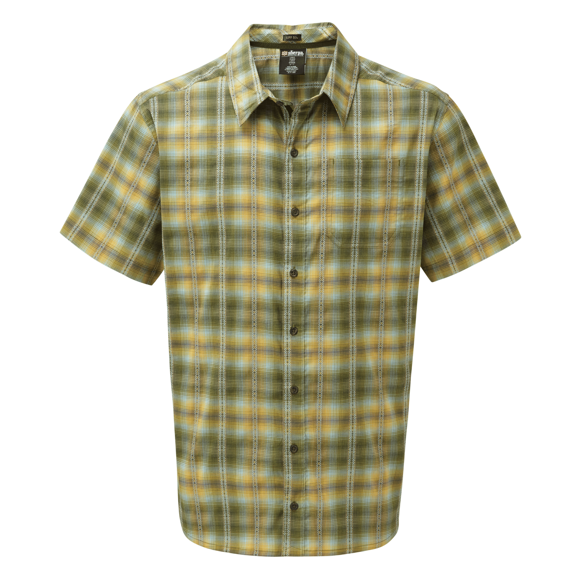 Sherpa Adventure Gear Manang Short Sleeve Shirt in Green