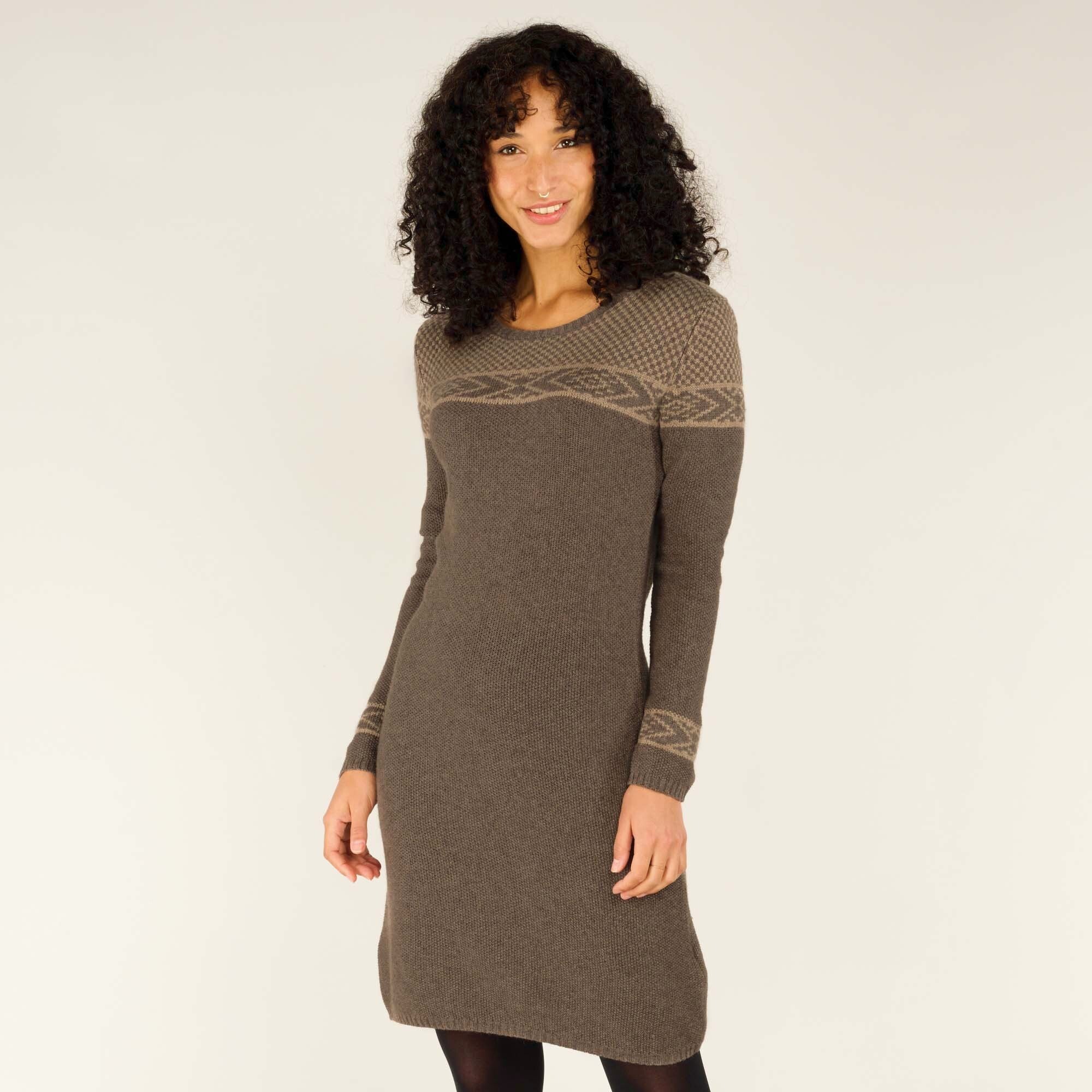 Maya Texture Dress - Maato Grey