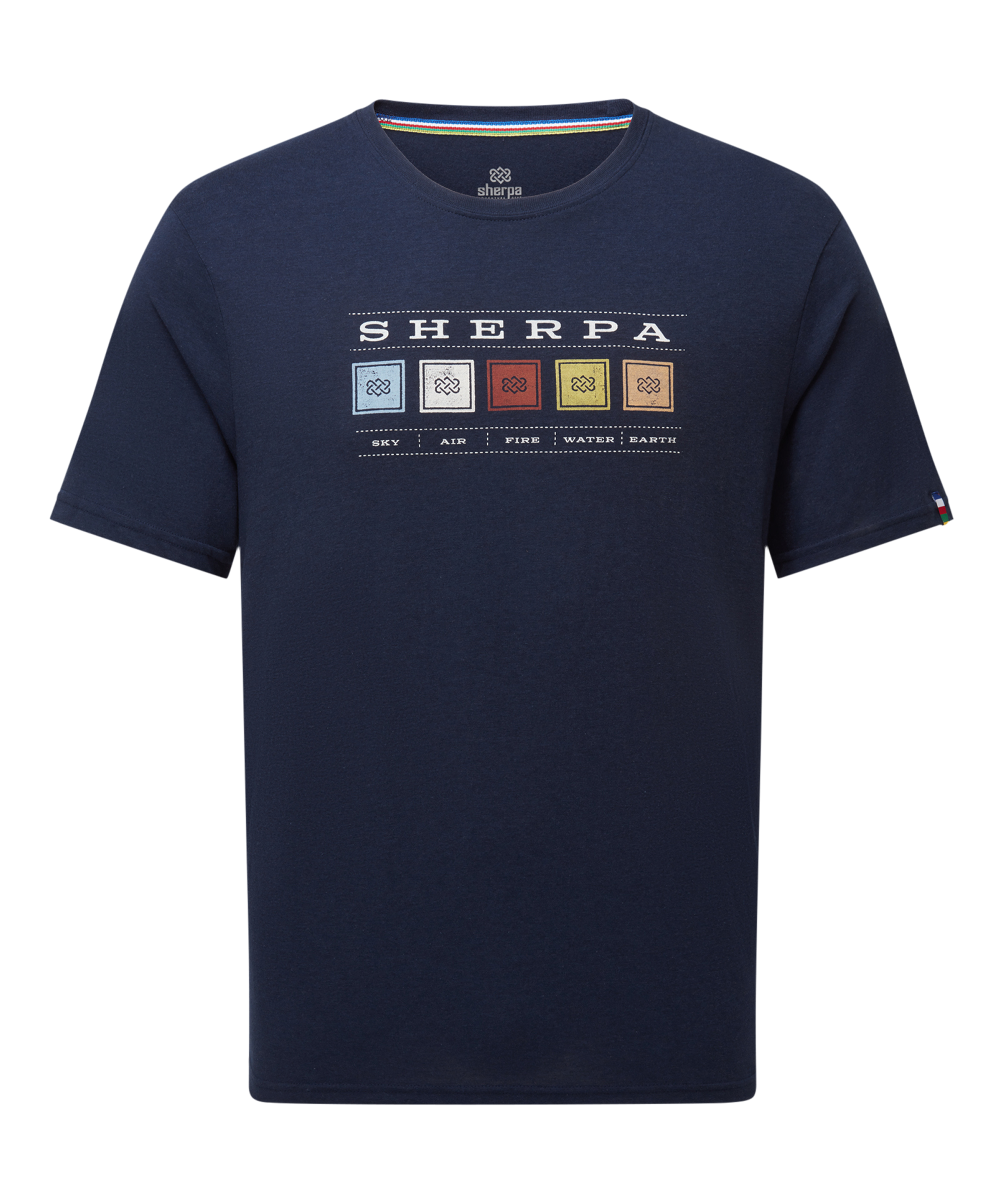 Sherpa Adventure Gear Mens Bali Element T-Shirt Blue