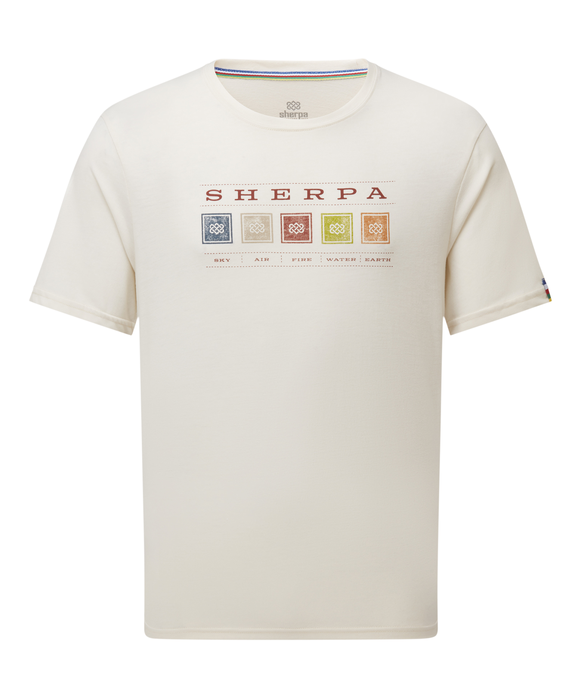 Sherpa Adventure Gear Mens Bali Element T-shirt Cream