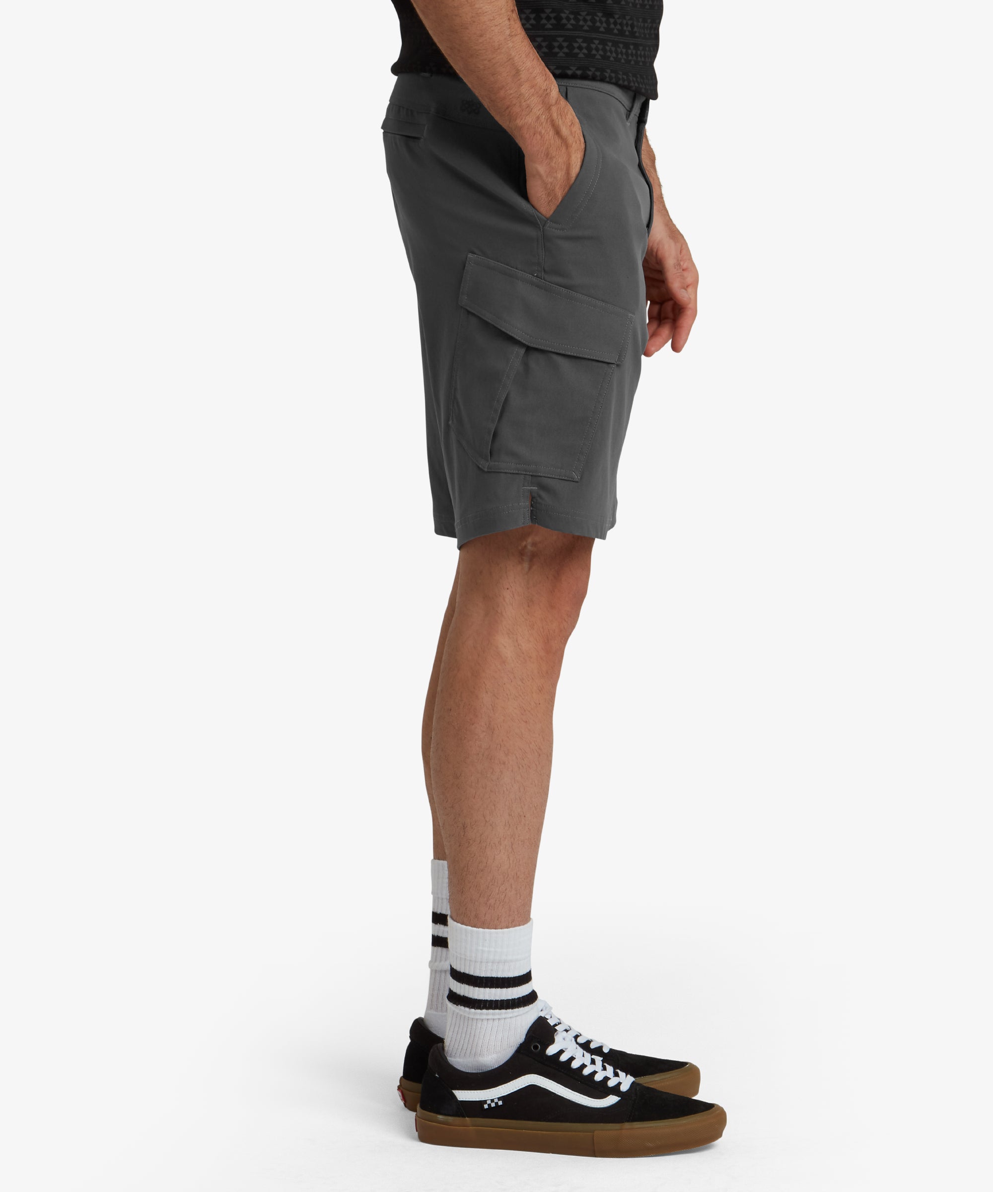 Bara Cargo Shorts - Kharani Grey