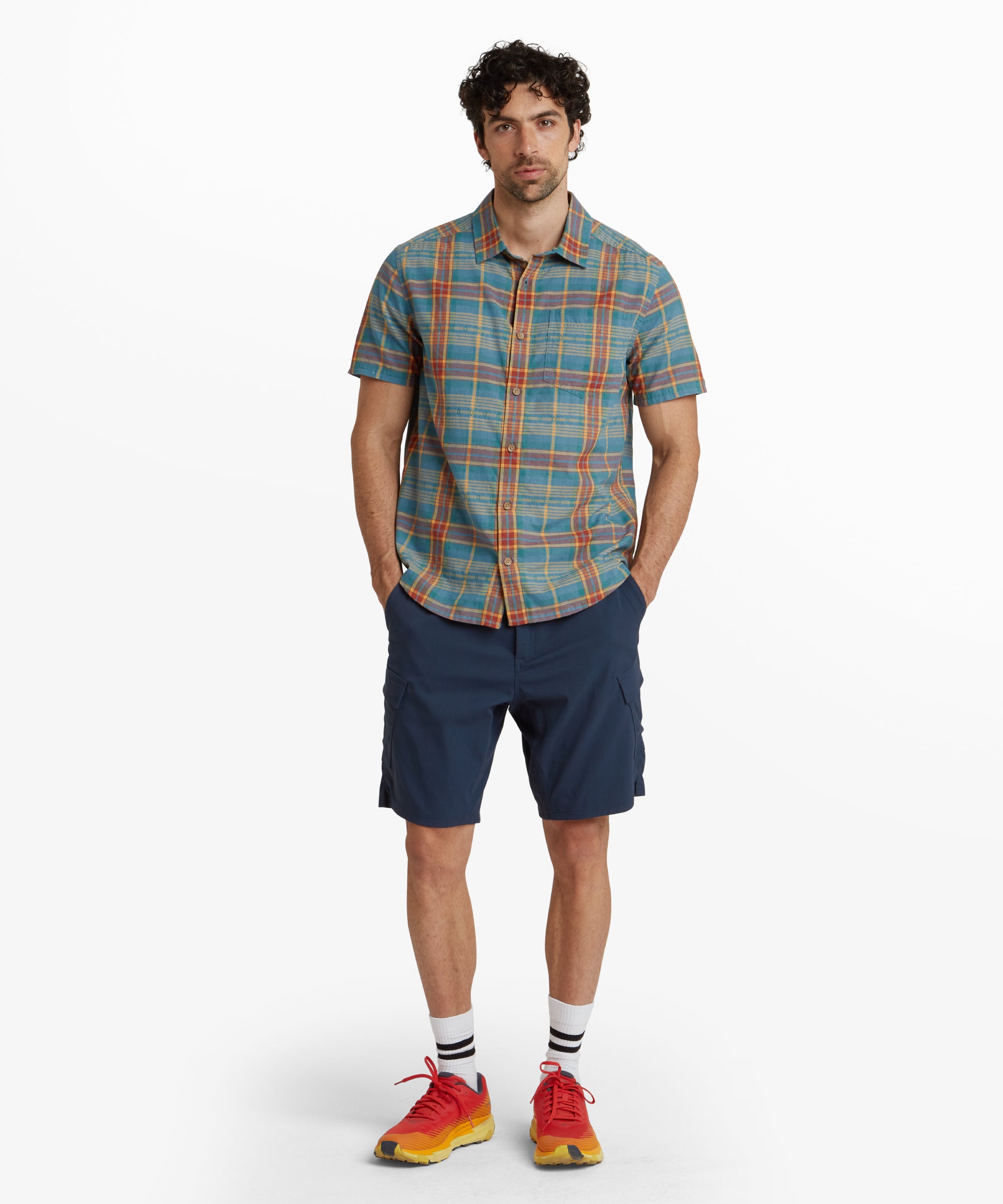 Bara Cargo Shorts - Rathee Blue