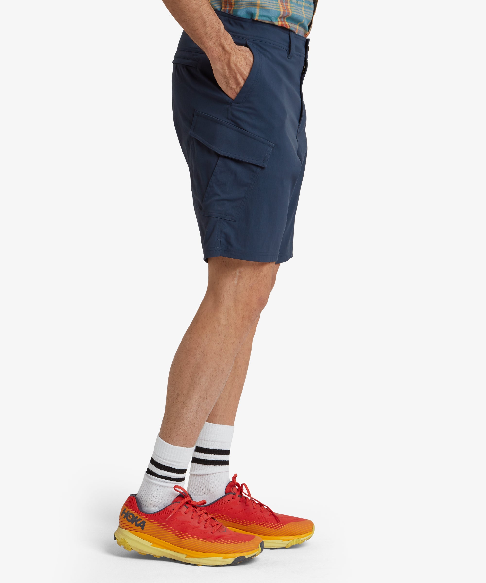 Bara Cargo Shorts - Rathee Blue