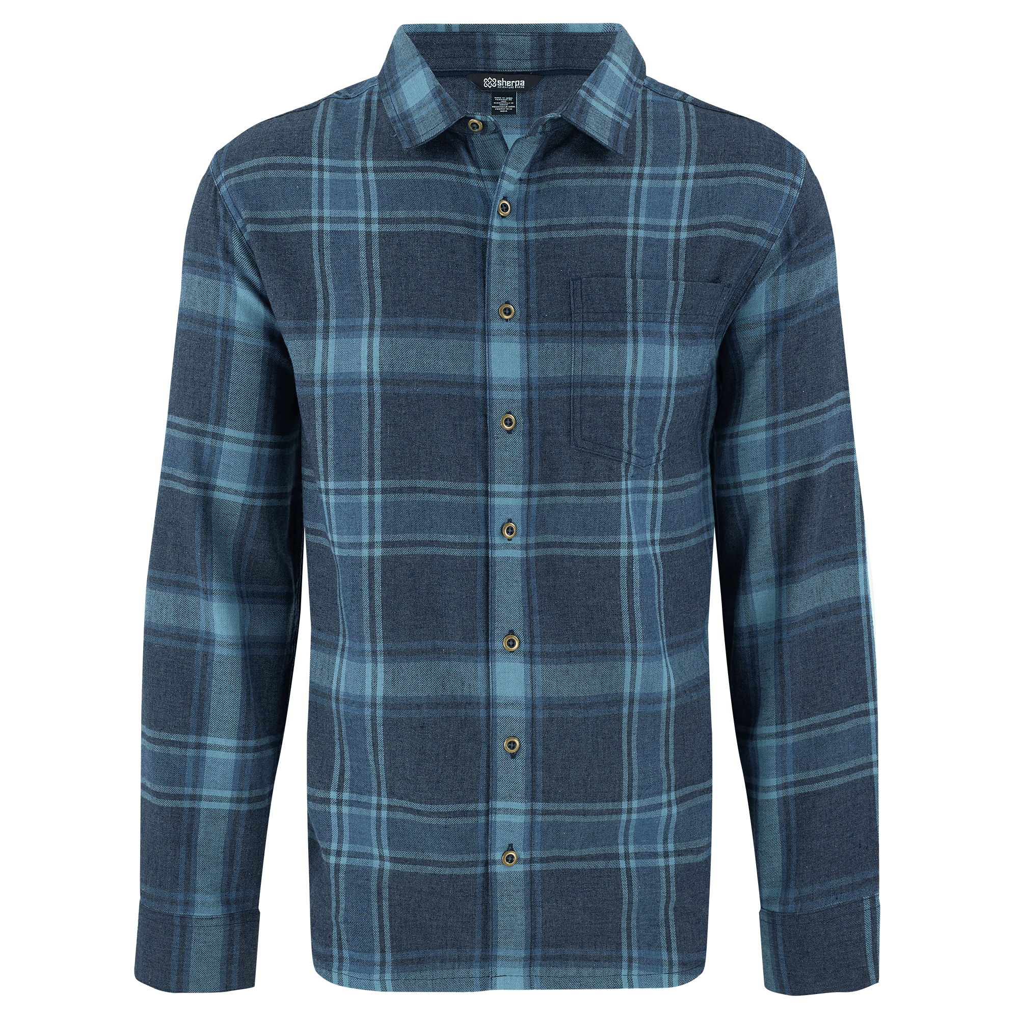 Sherpa Adventure Gear Batsa Long Sleeve Shirt in Blue