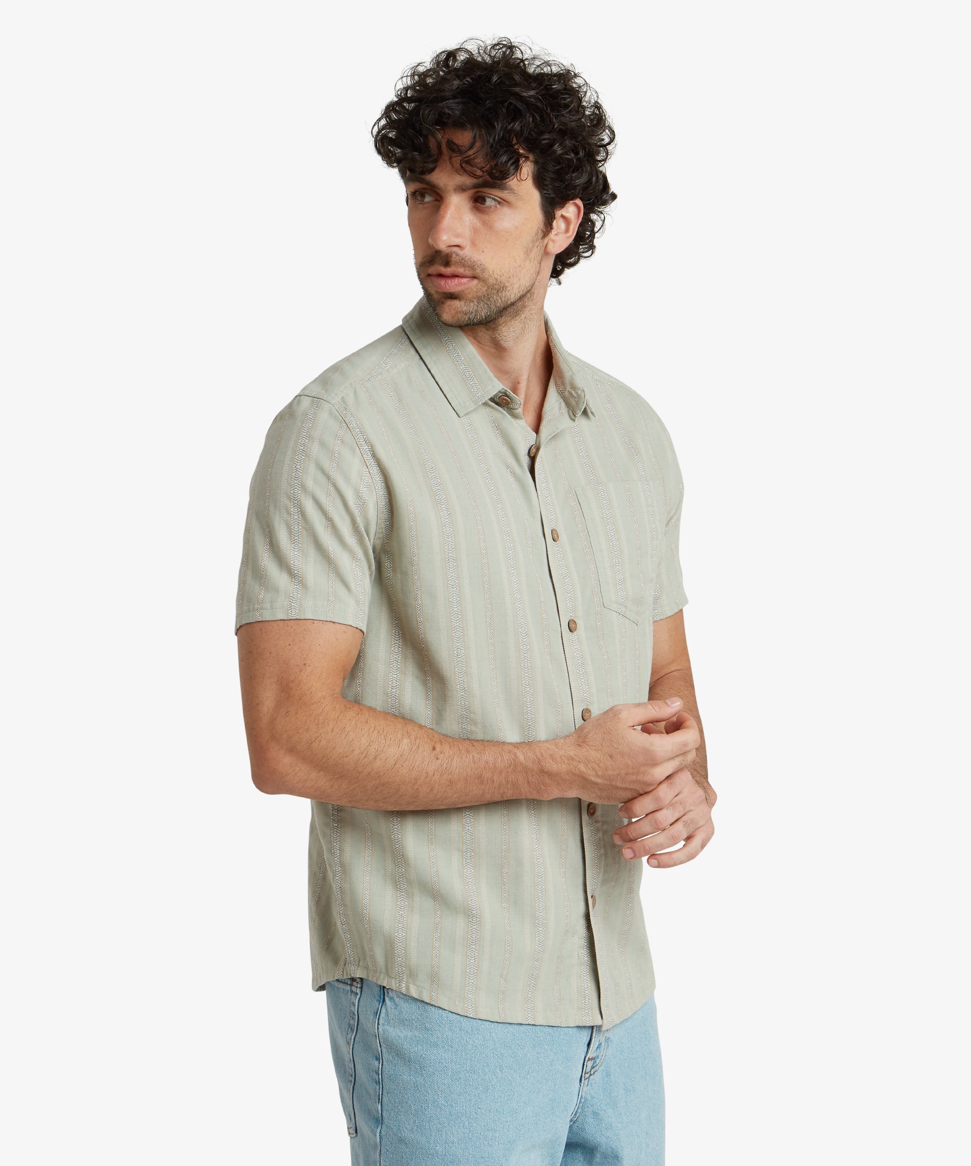 Belbari Short Sleeve Shirt - Celery