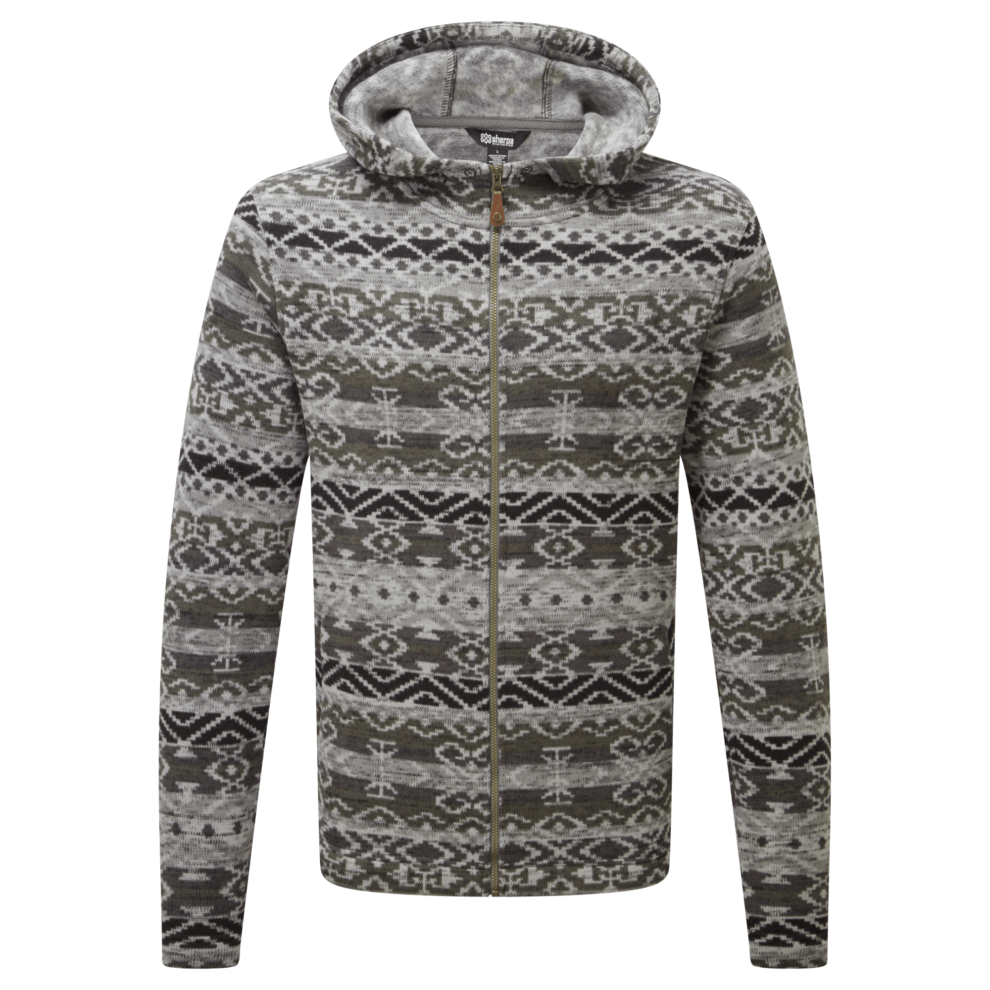 Sherpa Adventure Gear Bhutan Full Zip Hoodie in Grey