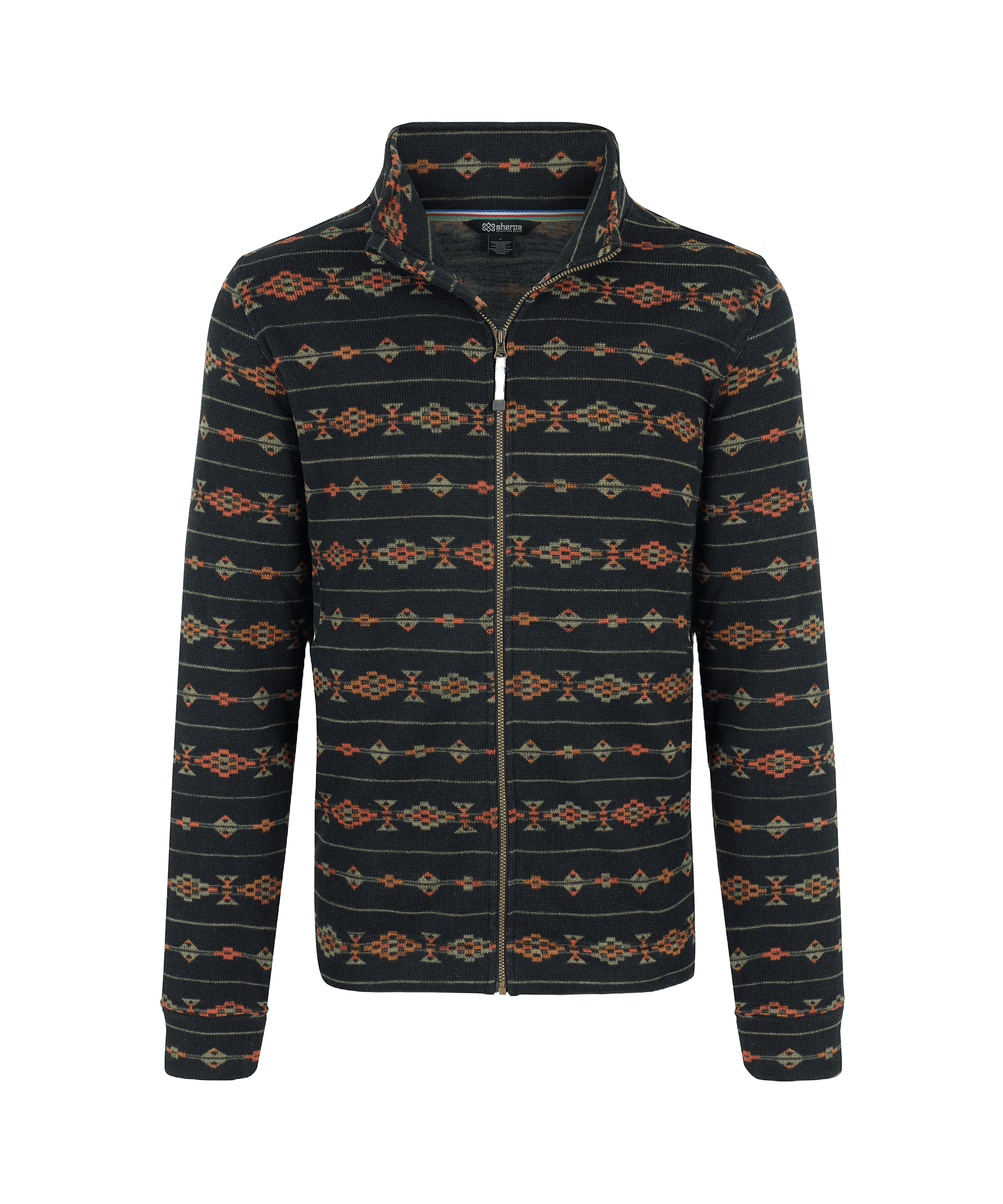 Sherpa Adventure Gear Bhutan Full Zip Jacket in Black