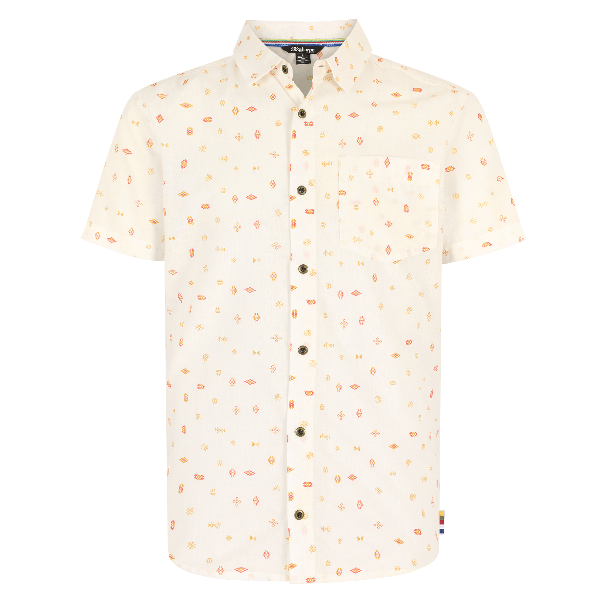 Bhutan Geo Short Sleeve Shirt - Peetho