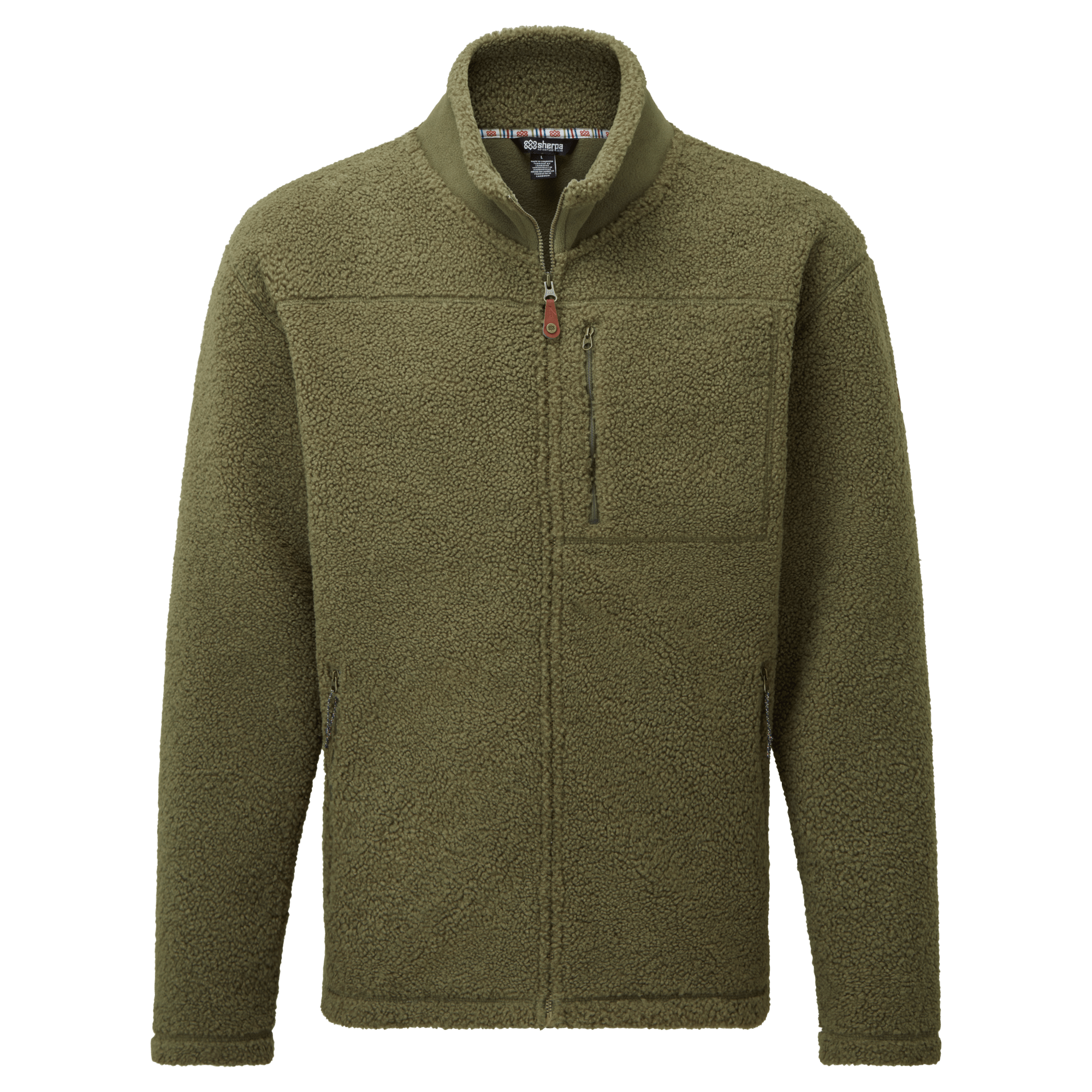 Chamlang Jacke mit durchgehendem Reißverschluss - Evergreen