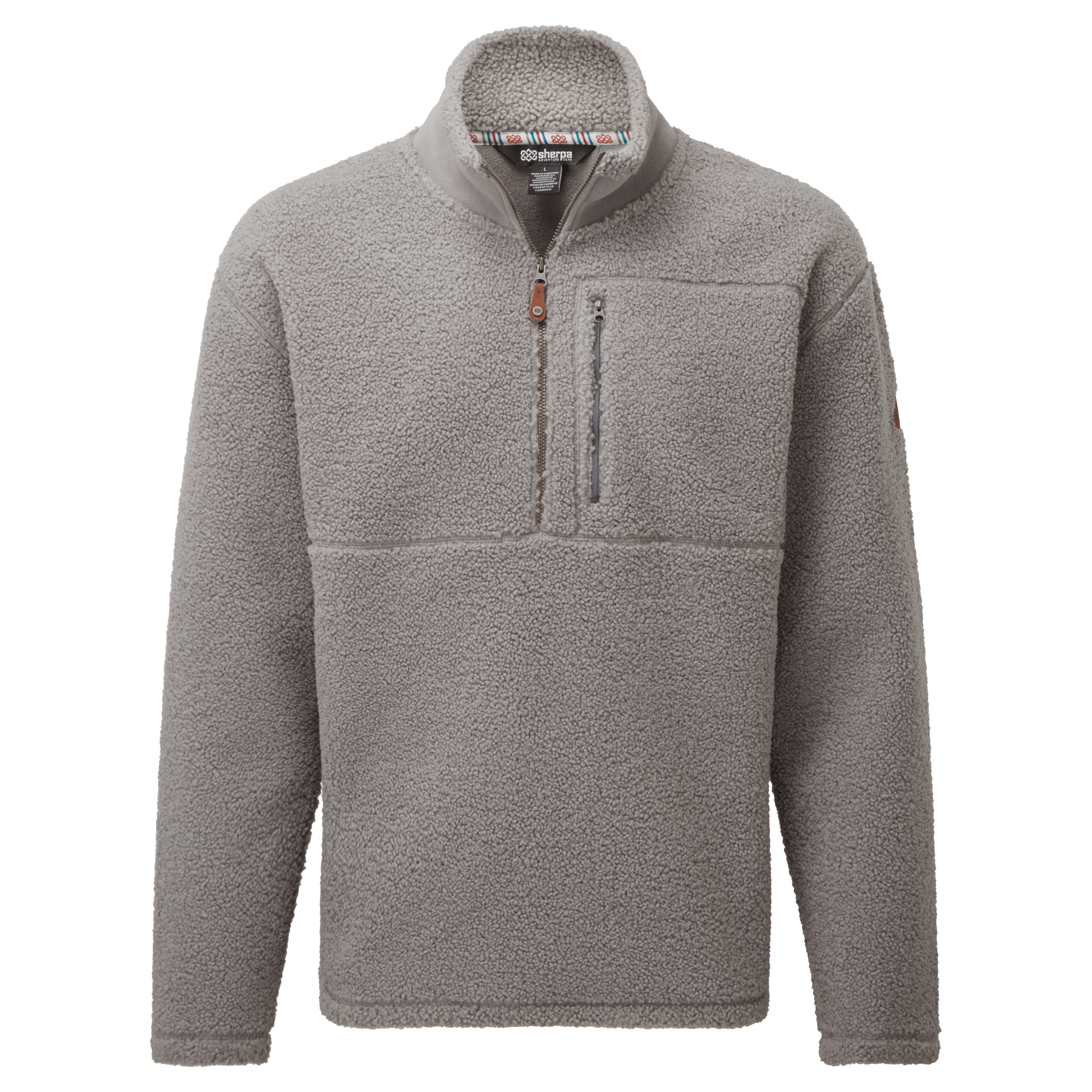 Sherpa Adventure Gear Chamlang Half Zip Pullover in Grey