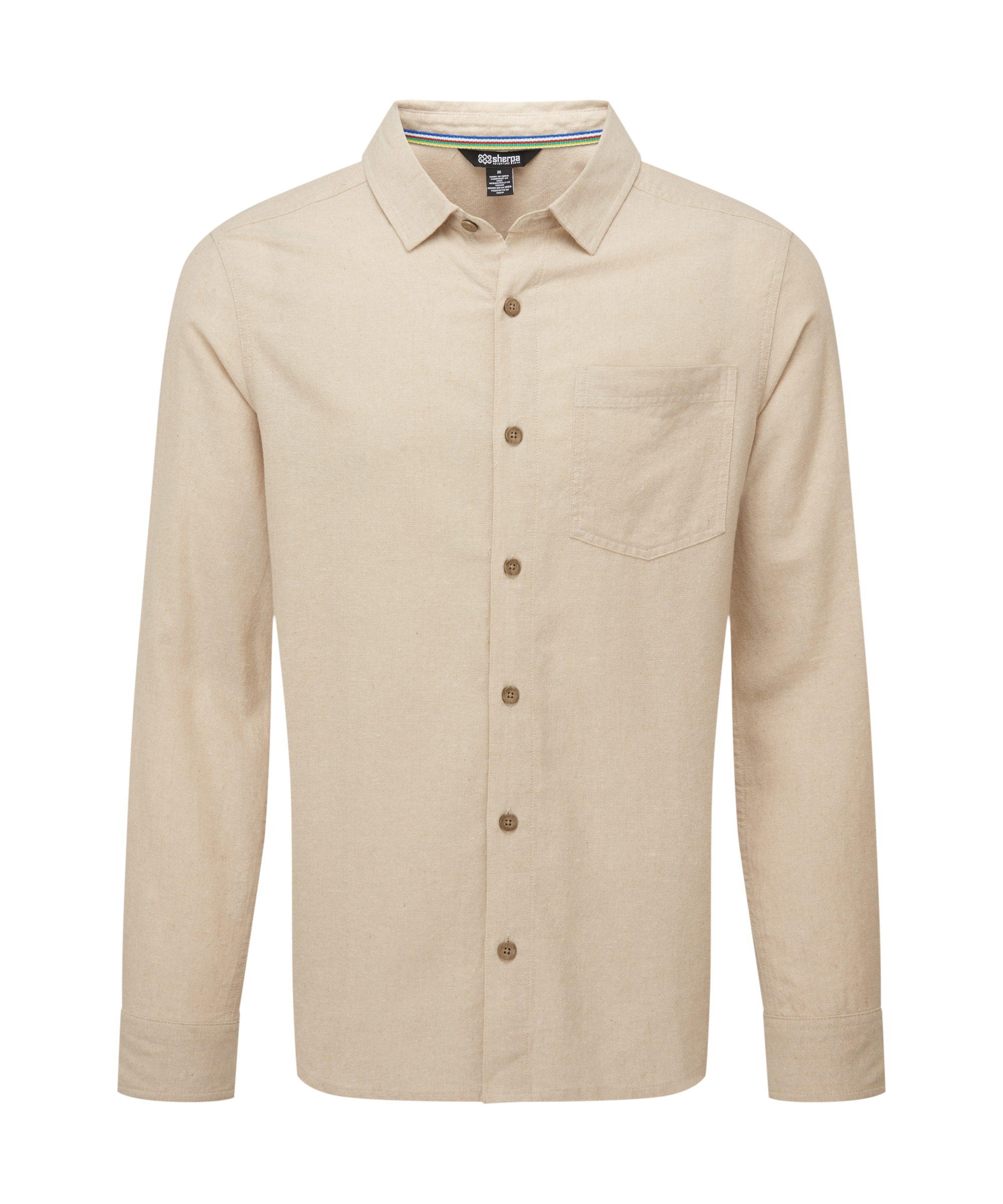 Sherpa Adventure Gear Mens Daha Long Sleeve Shirt Gold