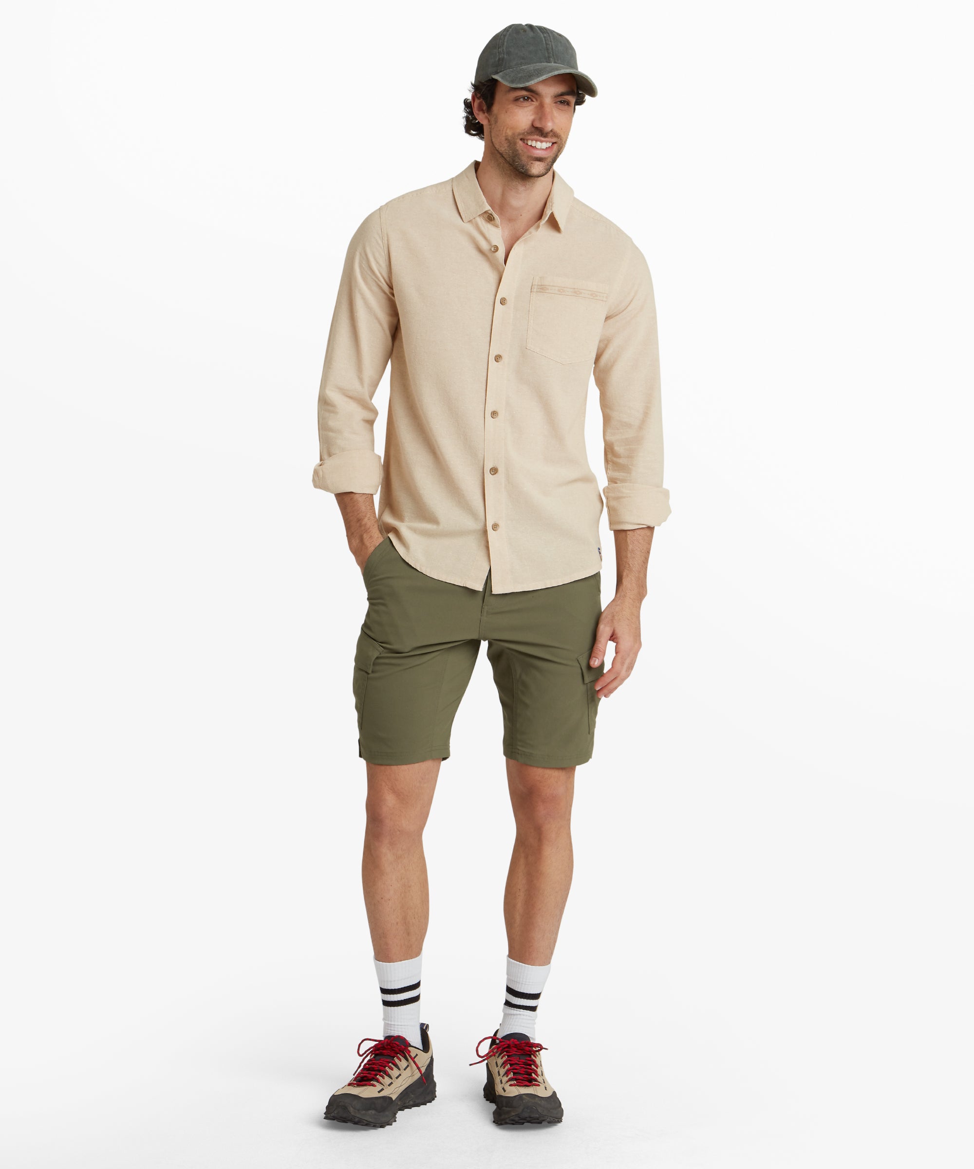 Daha Long Sleeve Shirt - Bardiya Sand