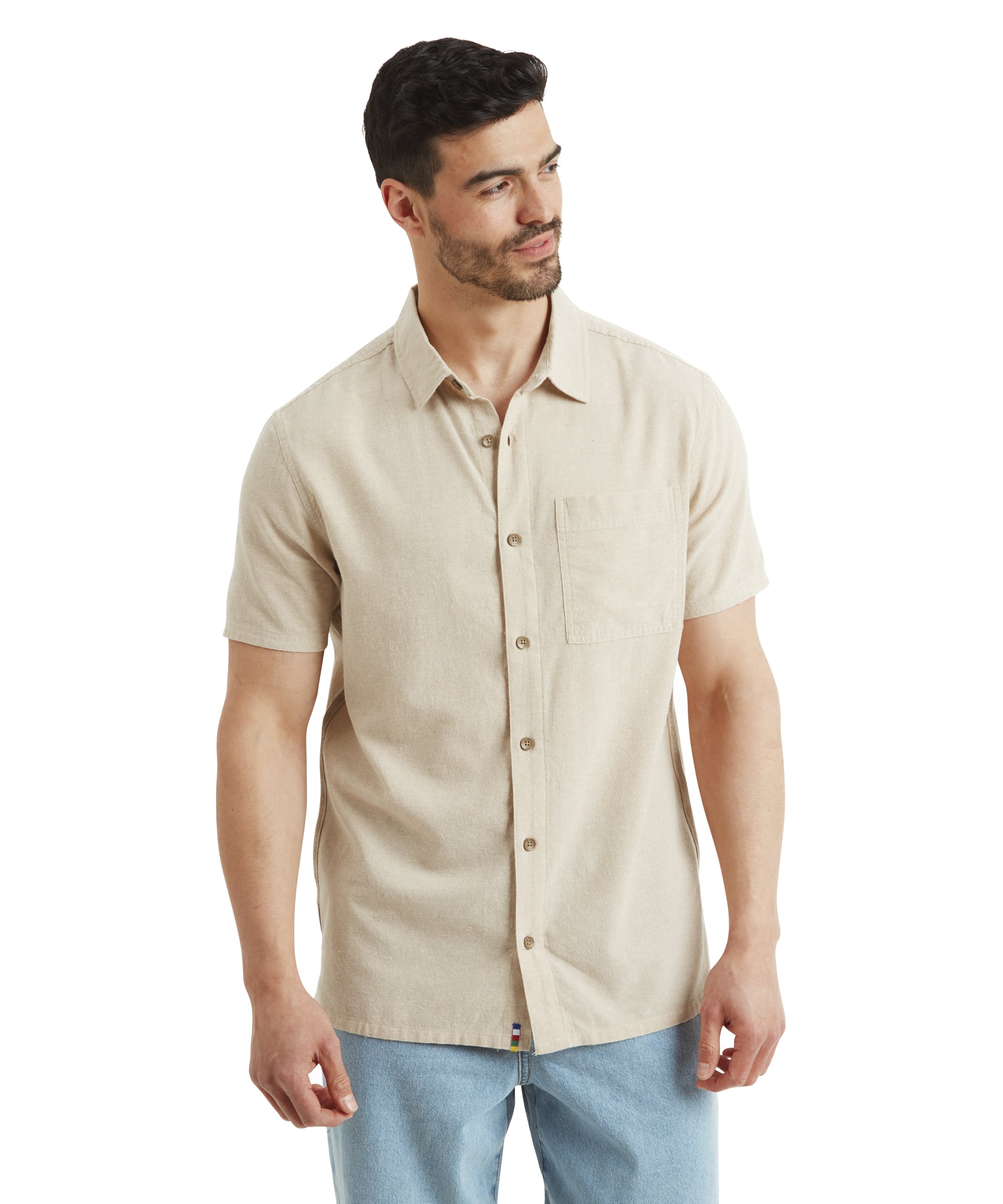 Daha Short Sleeve Shirt - Bardiya Sand