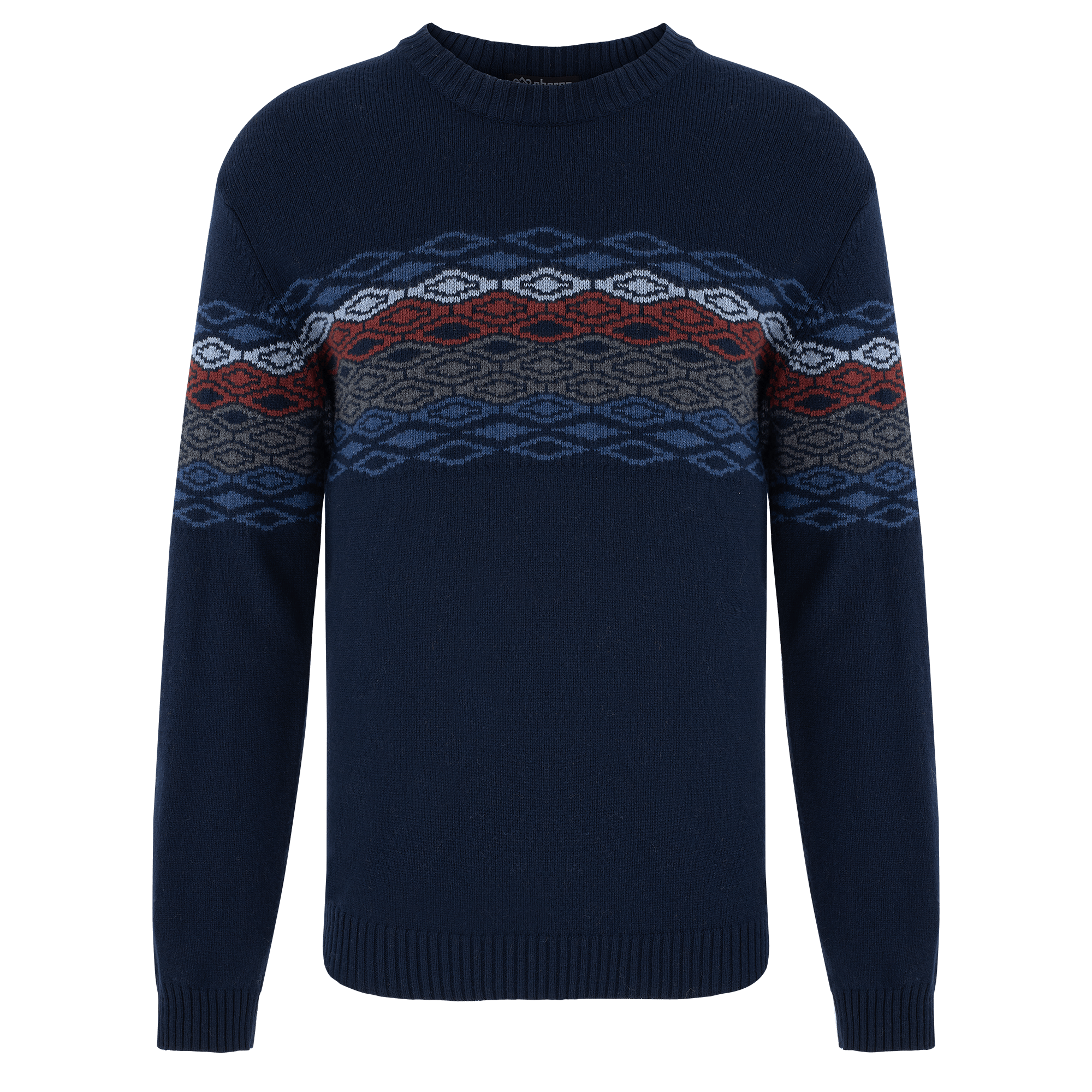 Daya Öko-Pullover mit Rundhalsausschnitt - Rathee Blue