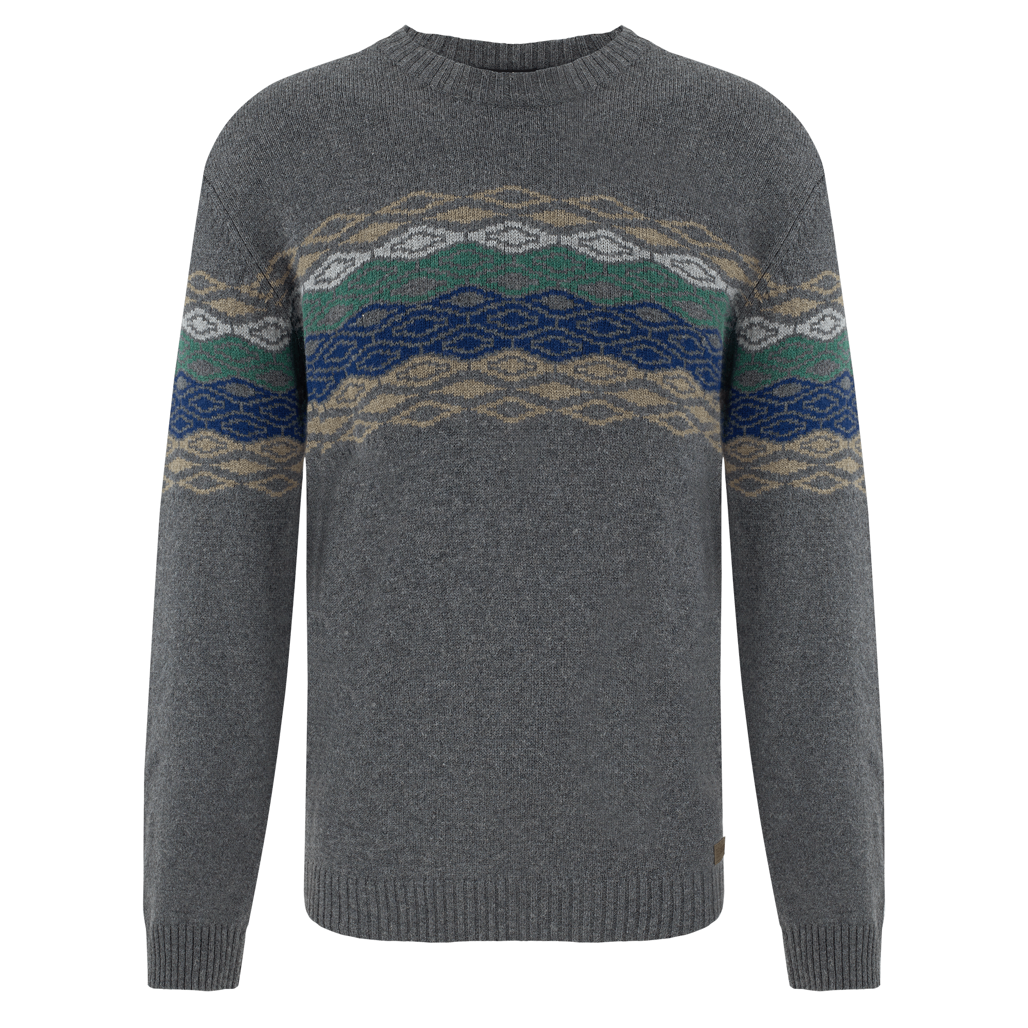 Daya Eco Rundhalspullover – Kharani Grey