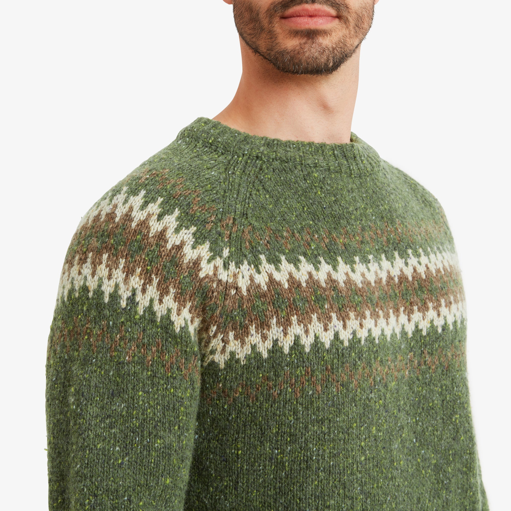 Dumji Sweater - Evergreen Multi