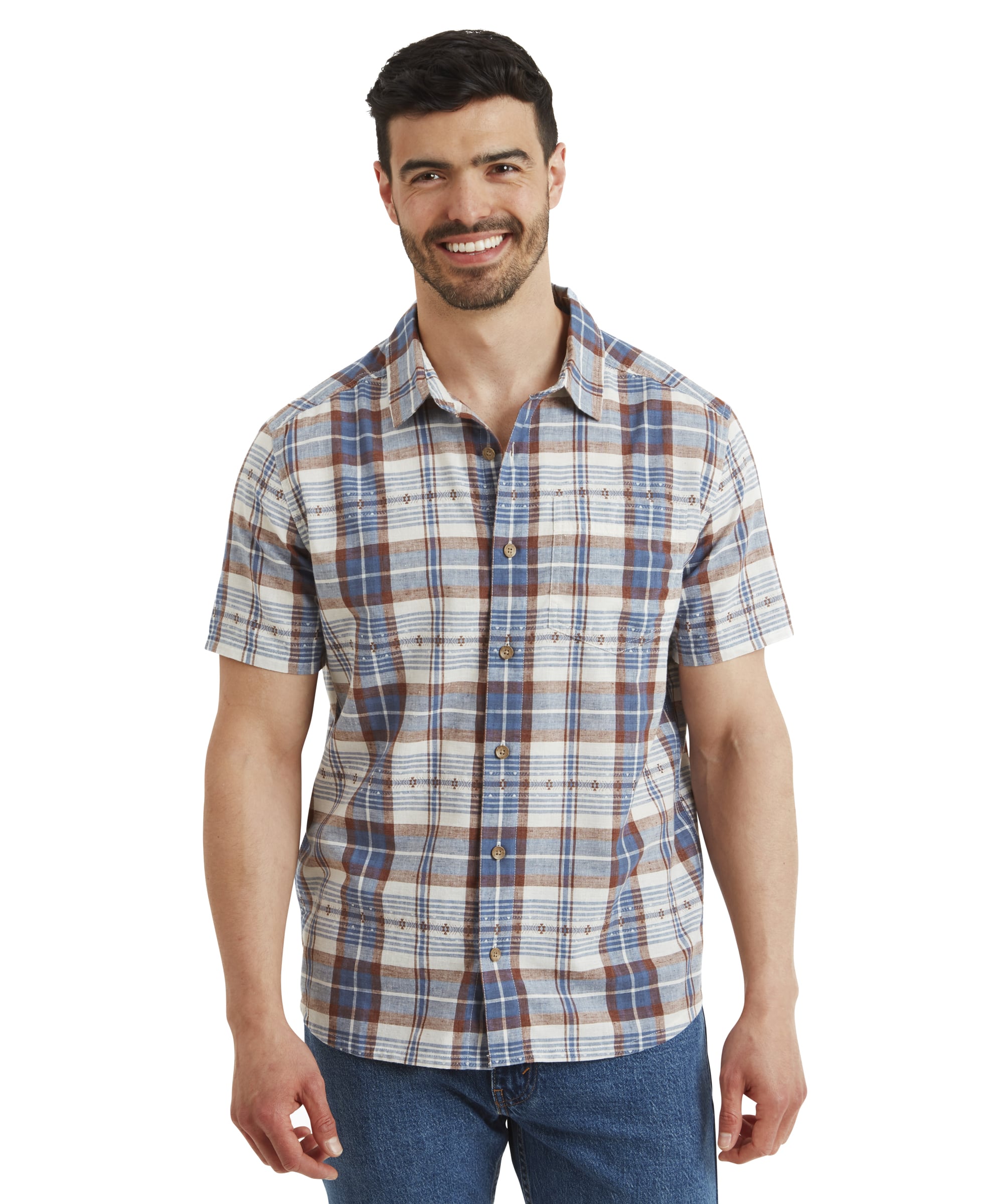 Jampa Plaid Short Sleeve Shirt - Peetho