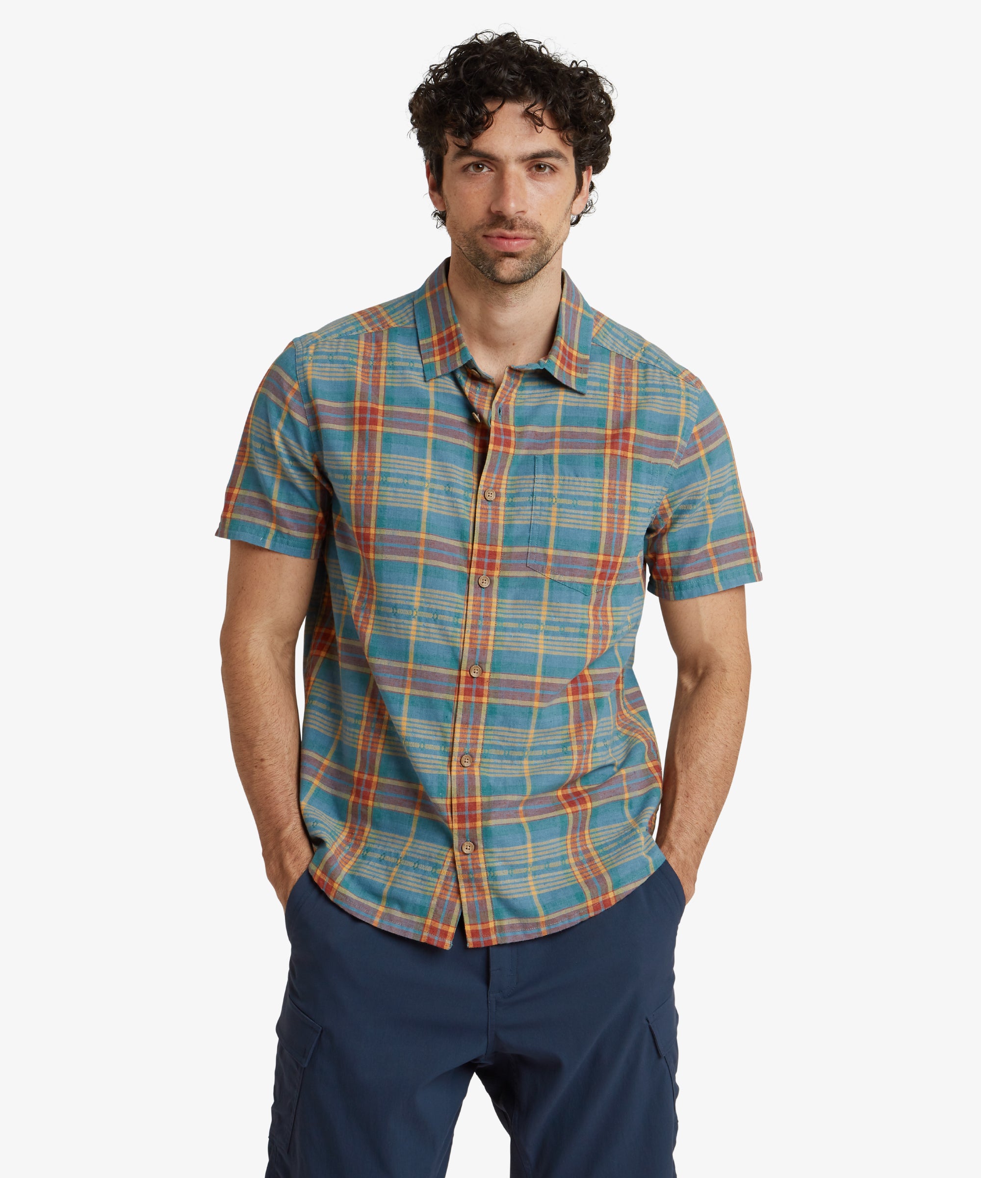 Jampa Plaid Short Sleeve Shirt - Hydra