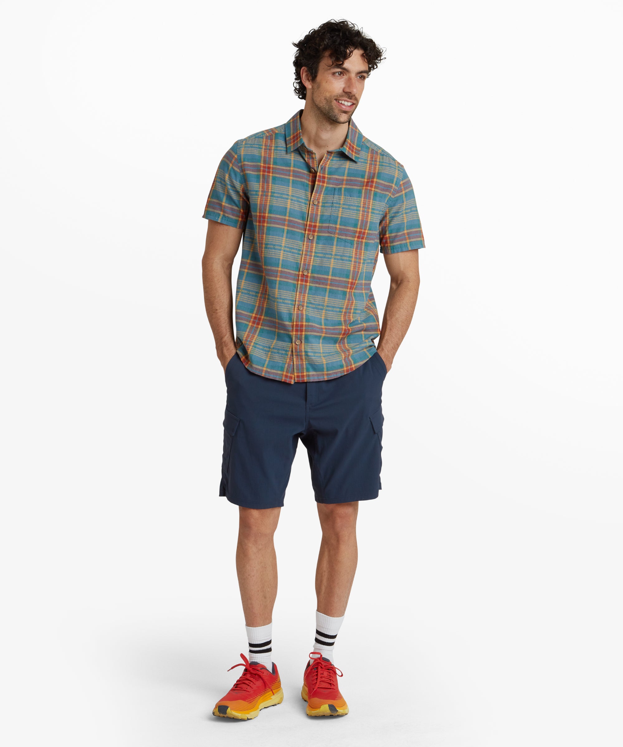 Jampa Plaid Short Sleeve Shirt - Hydra