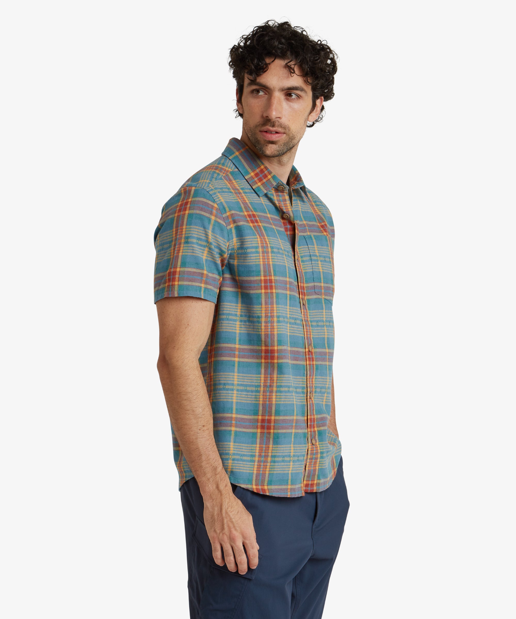 Jampa Plaid Short Sleeve Shirt - Hydra