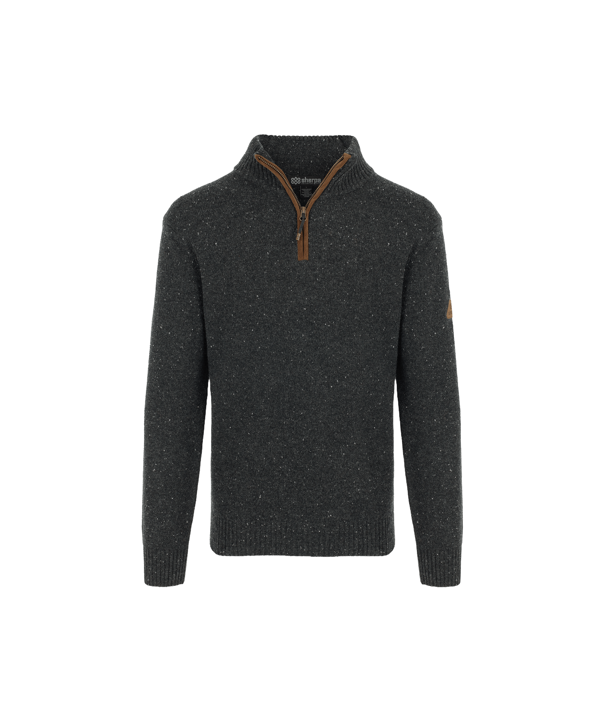 Sherpa Adventure Gear Kangtega Quarter Zip Sweater in Black