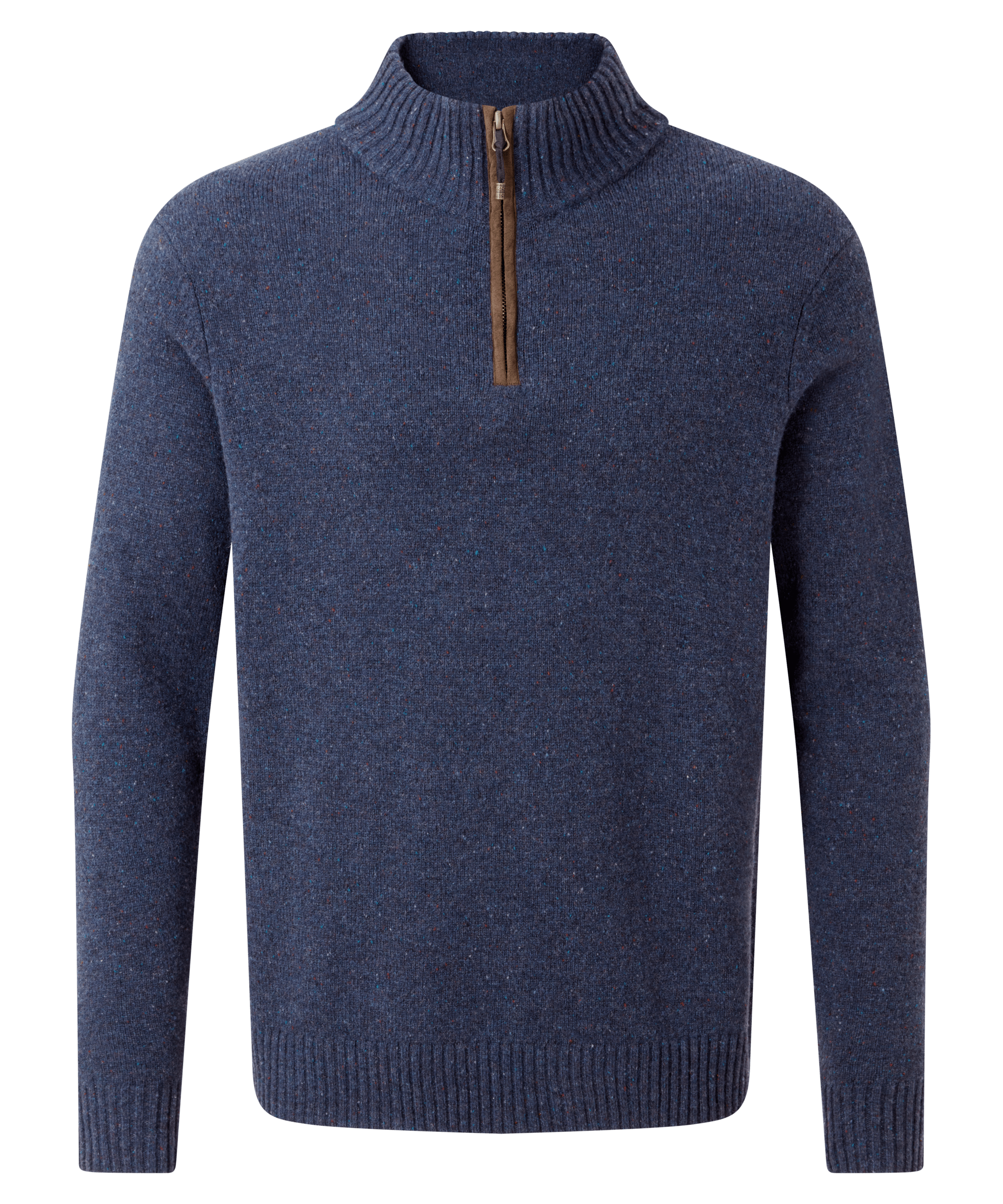 Kangtega Pullover mit Viertelreißverschluss - Rathee Blue