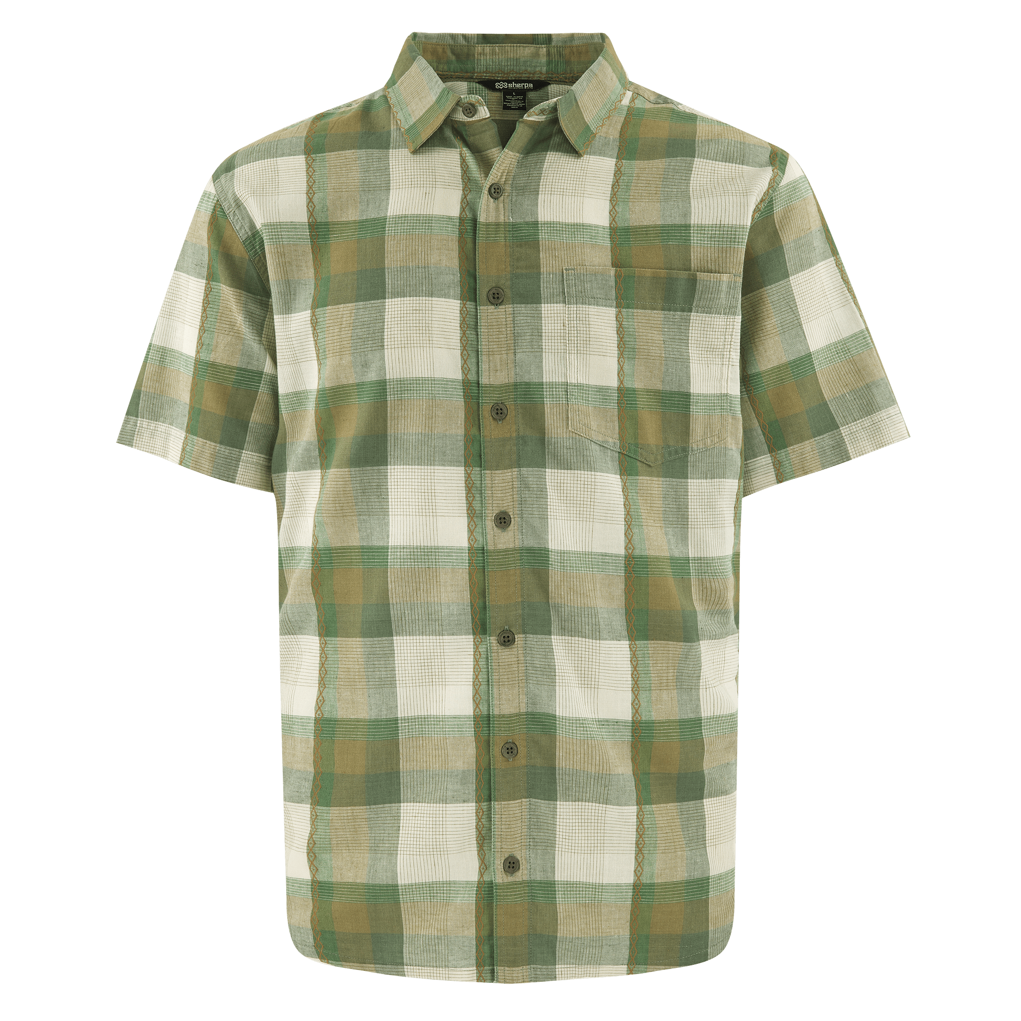 Sherpa Adventure Gear Kongde Short Sleeve Shirt in Green