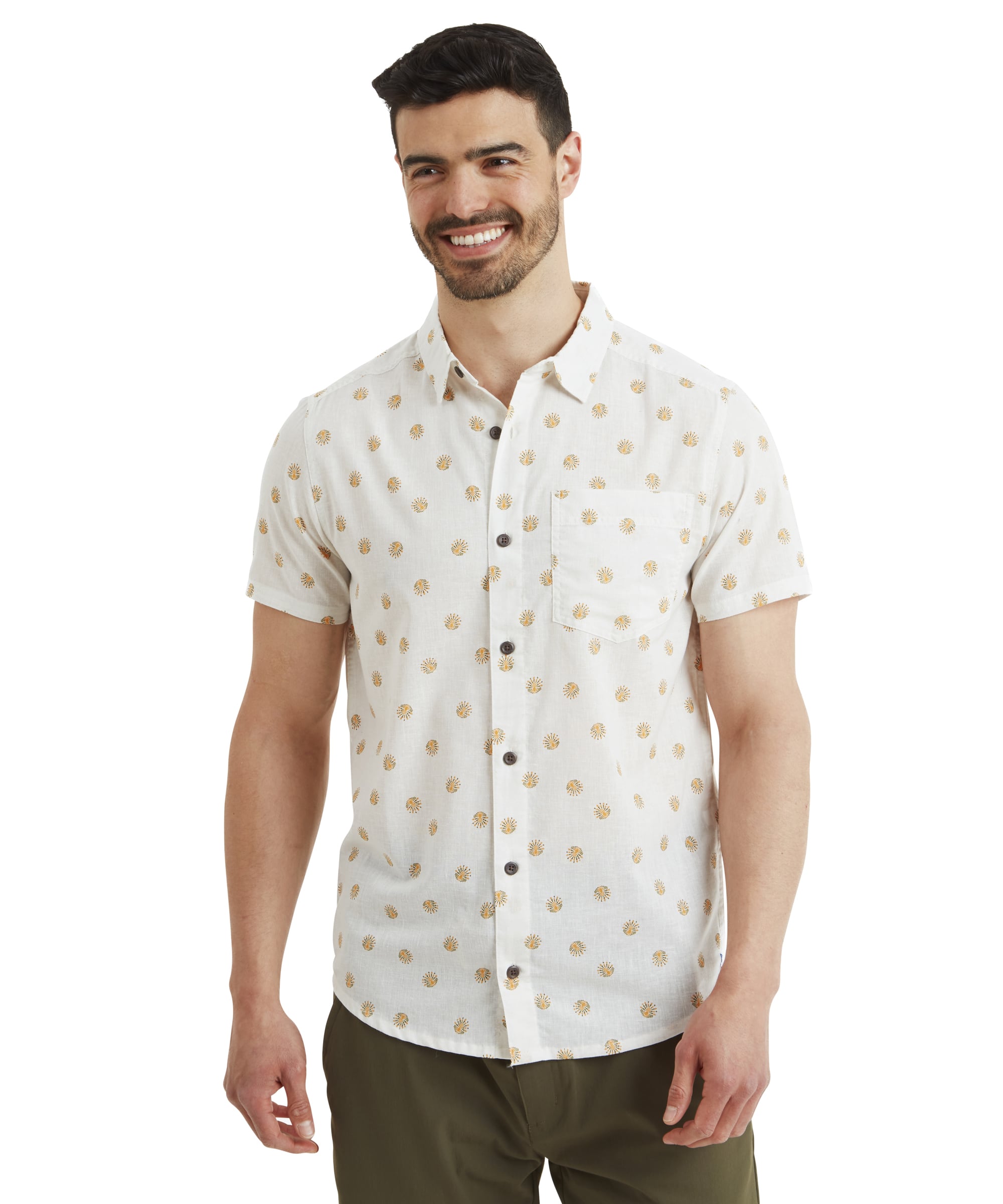 Newar Peacock Short Sleeve Shirt - Peetho