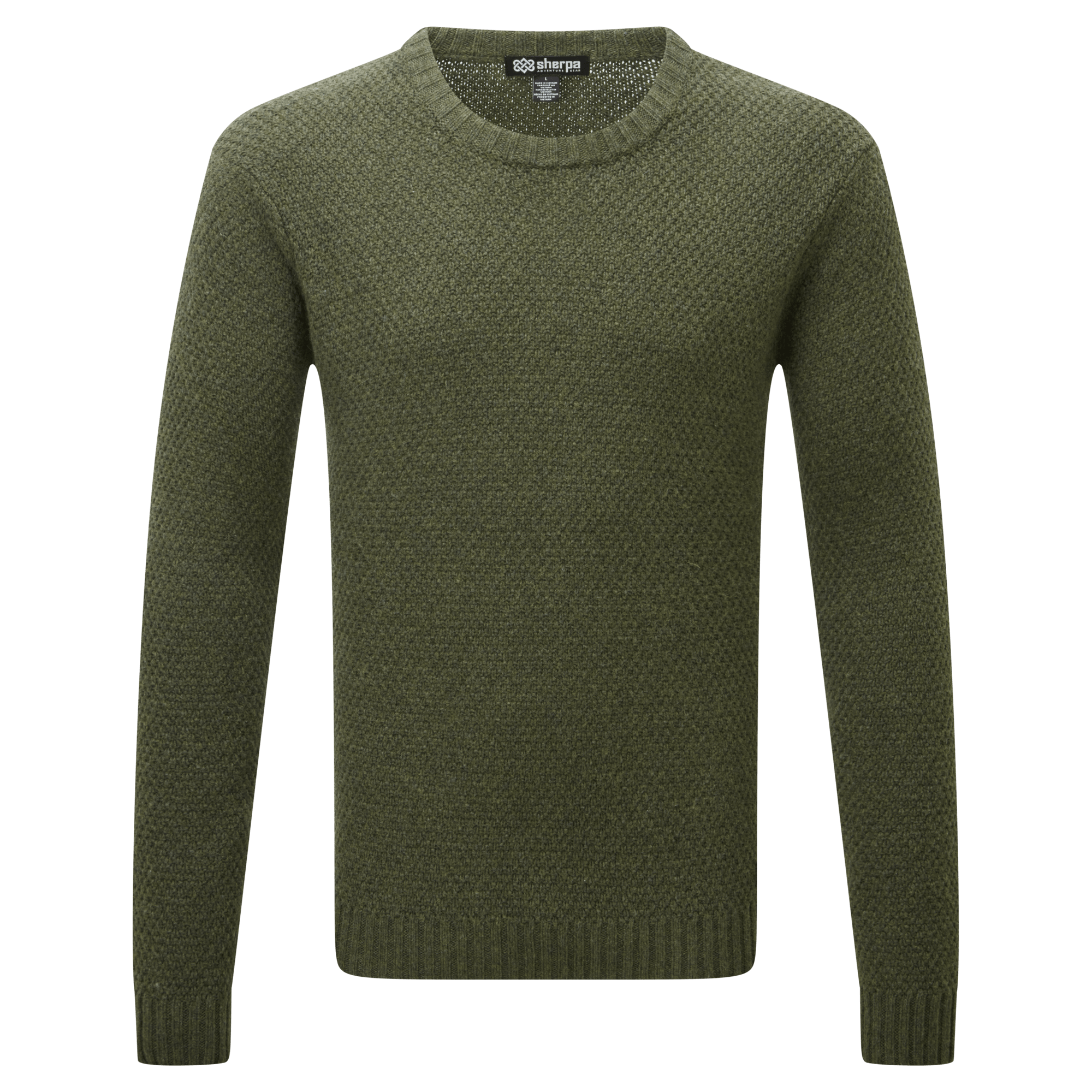 Sherpa Adventure Gear Rajen Texture Crew in Green