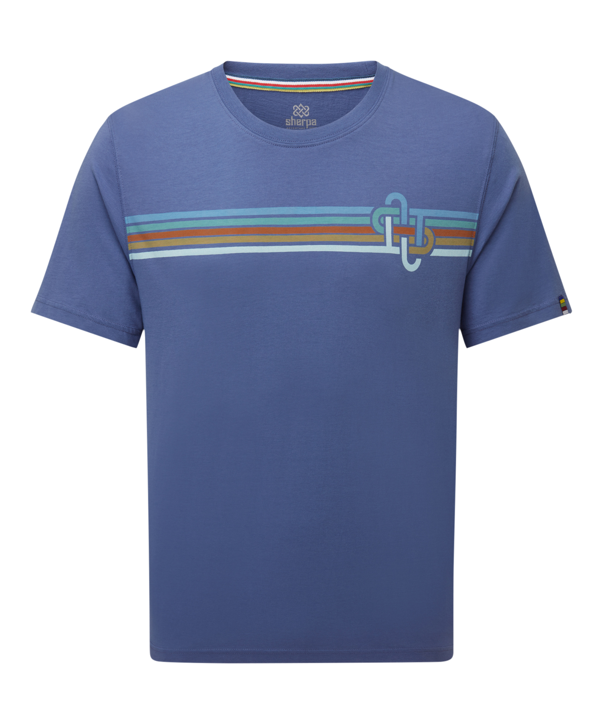 Sherpa Adventure Gear Men's Retro Knot T-Shirt Blue