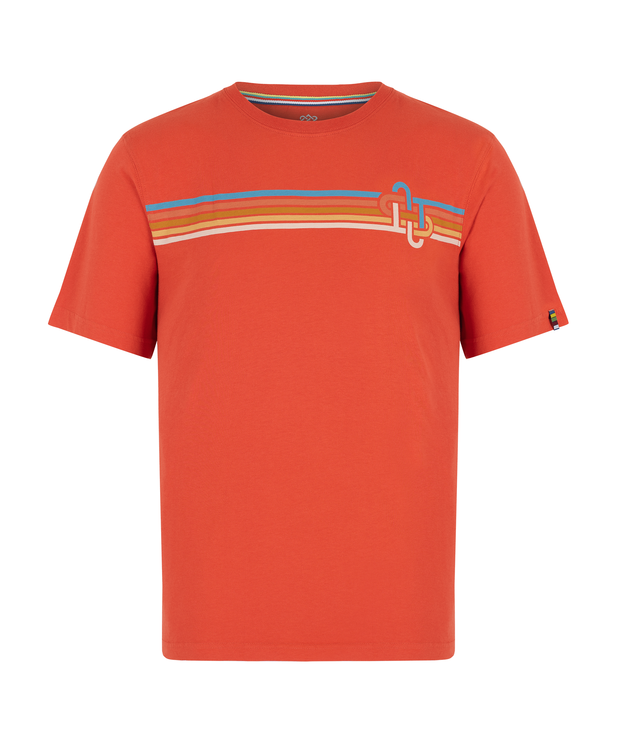 Retro Knoten T-Shirt - Chili