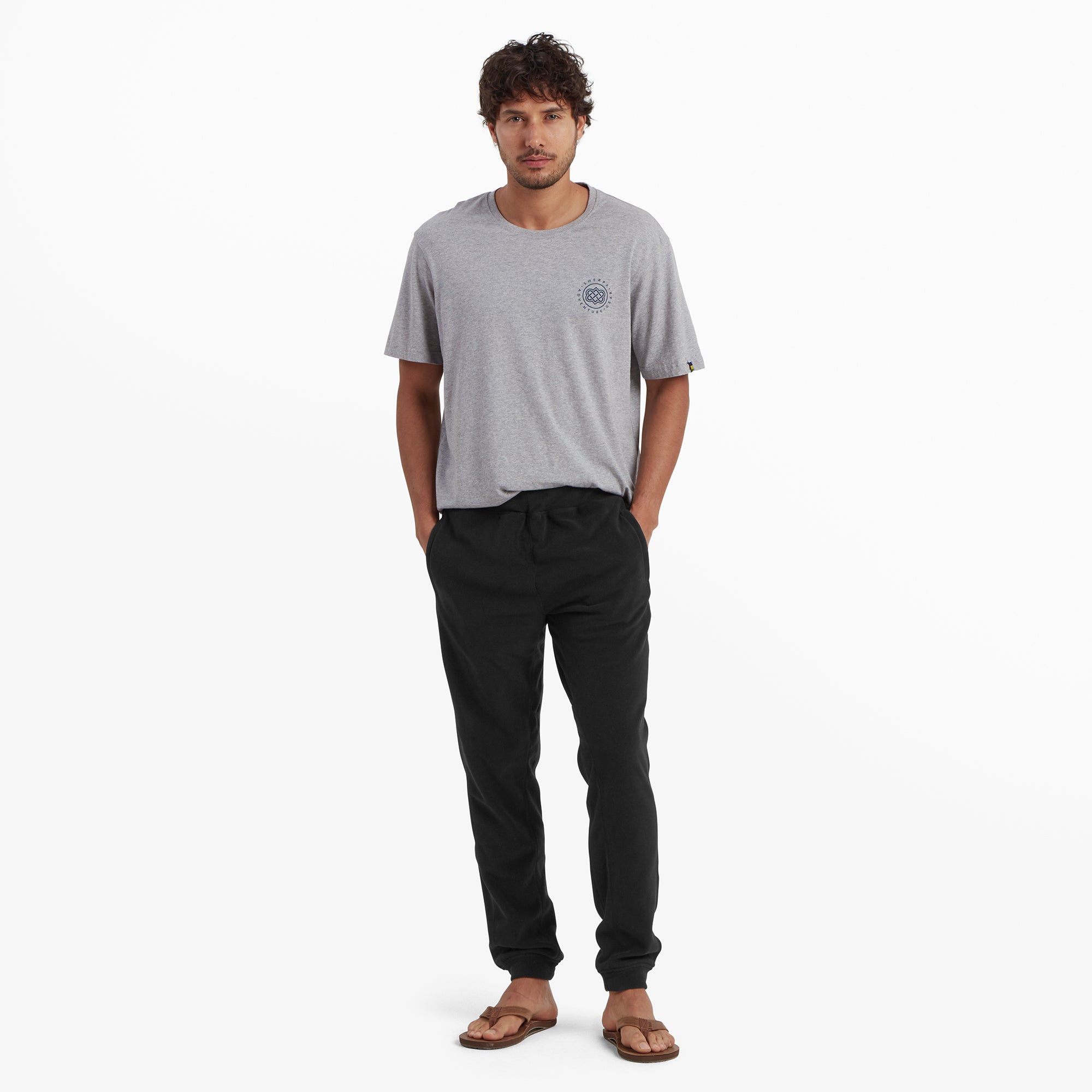 Rolpa Eco Fleece Jogger - Black