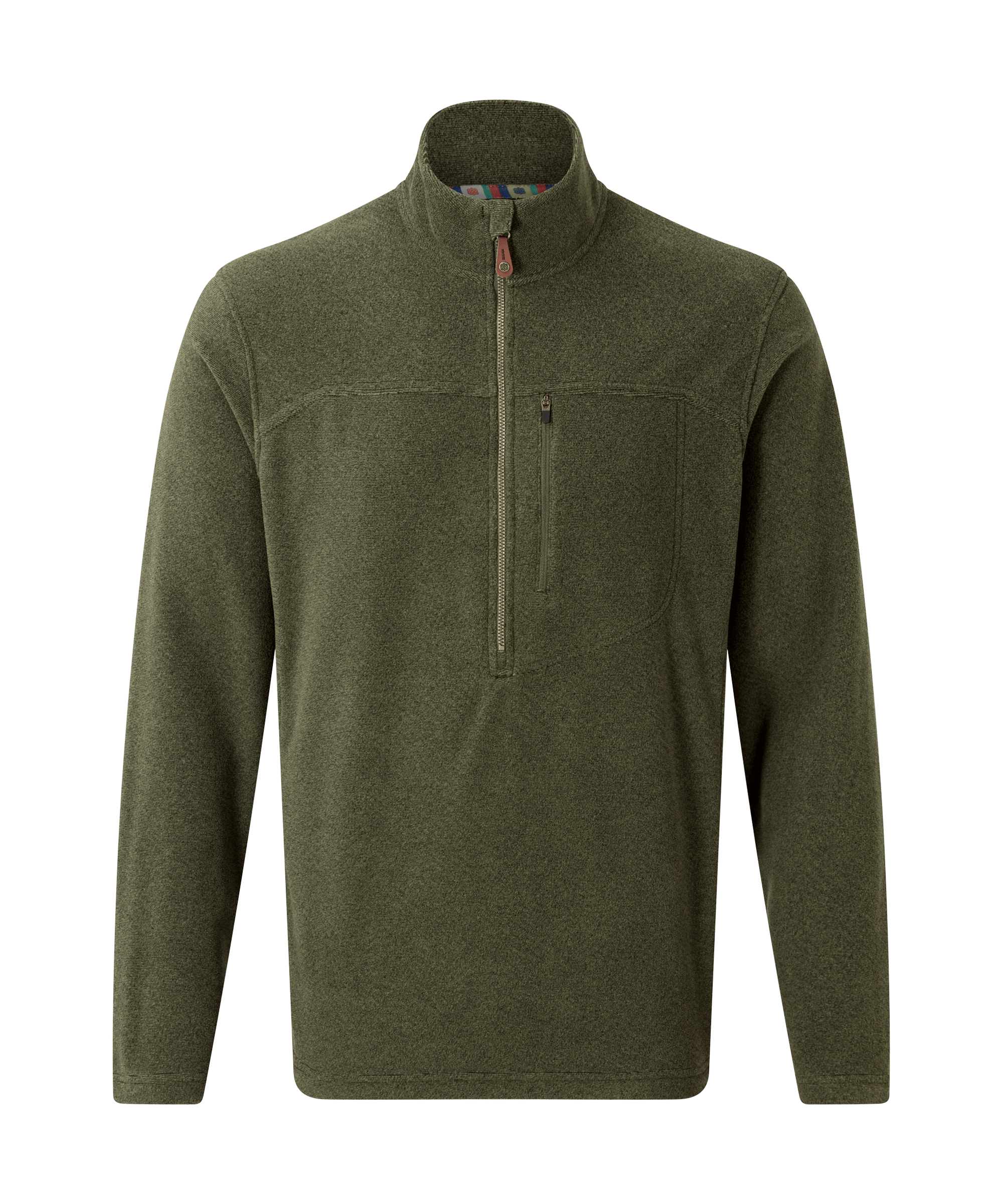 Sherpa Adventure Gear Rolpa Eco Quarter Zip in Green