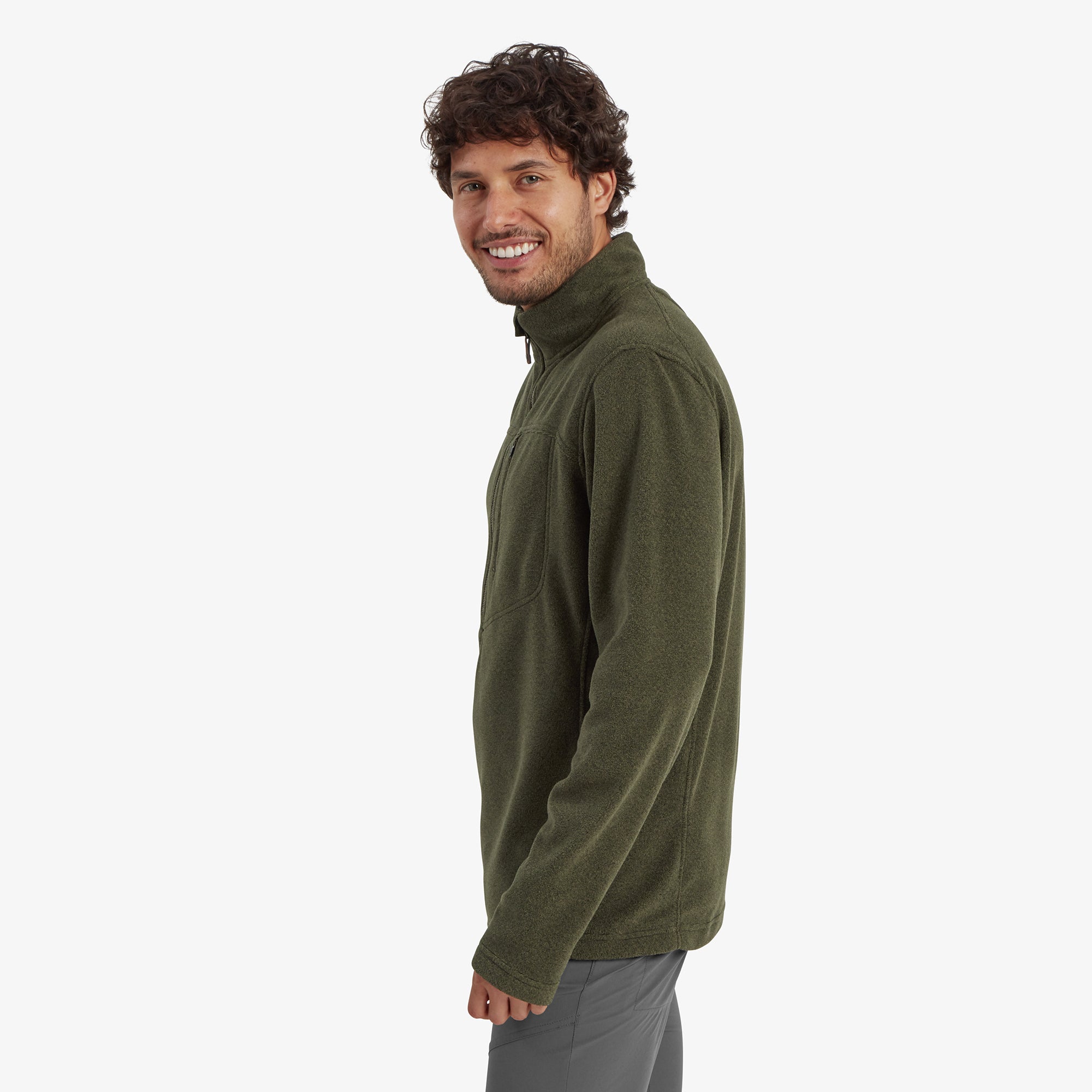 Rolpa Eco Quarter Zip - Evergreen