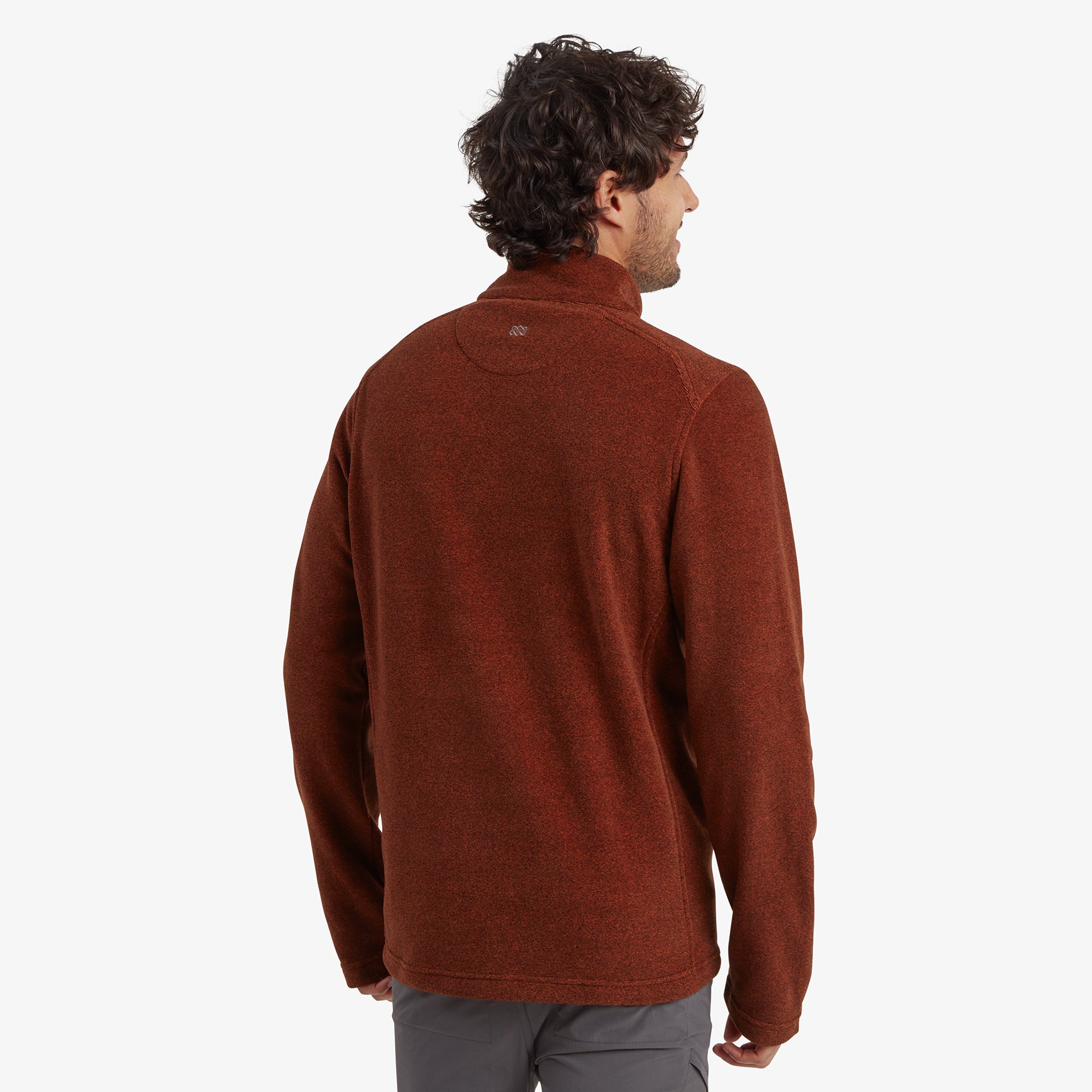 Rolpa Eco Quarter Zip - Dark Rust