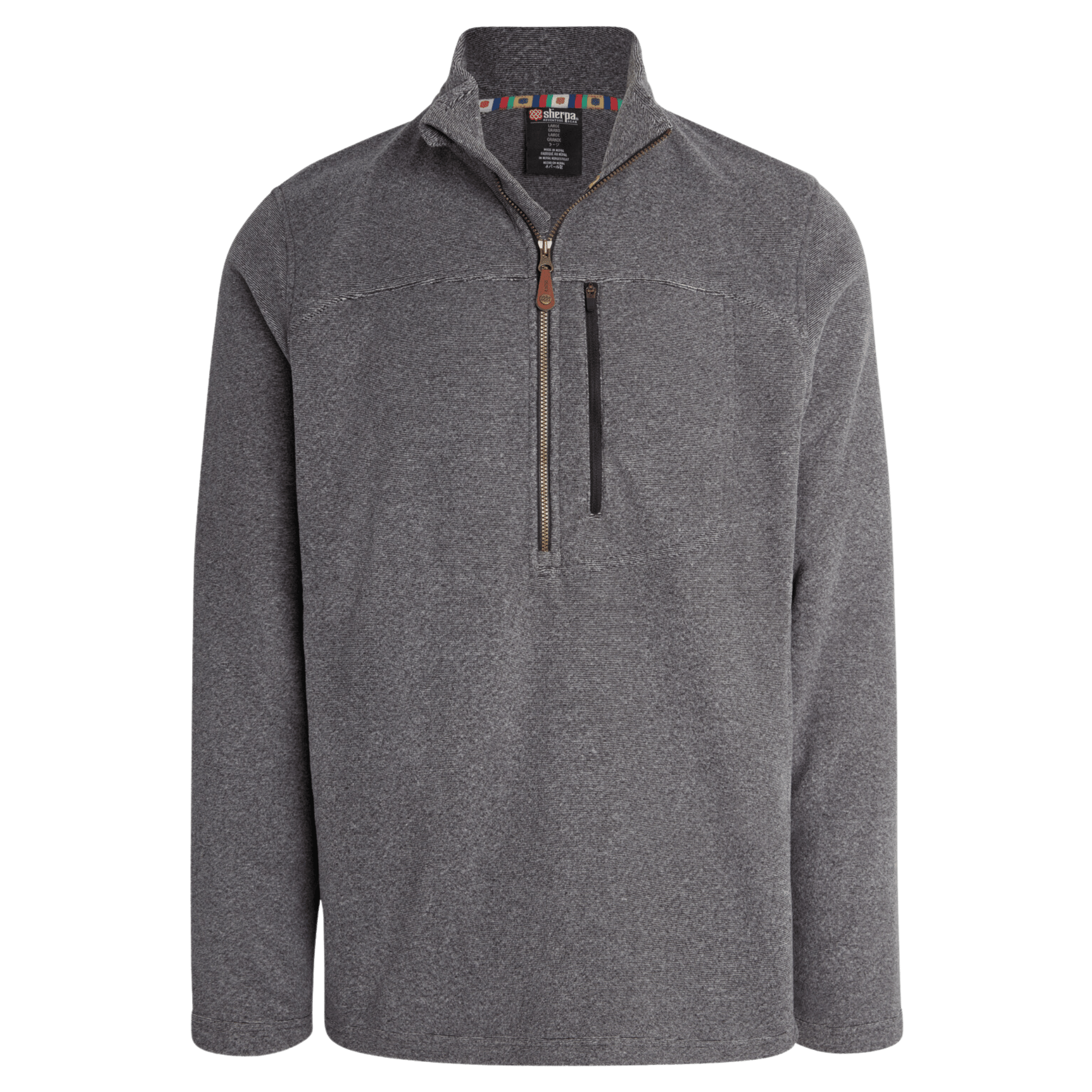 Sherpa Adventure Gear Rolpa Zip T-Shirt in Grey