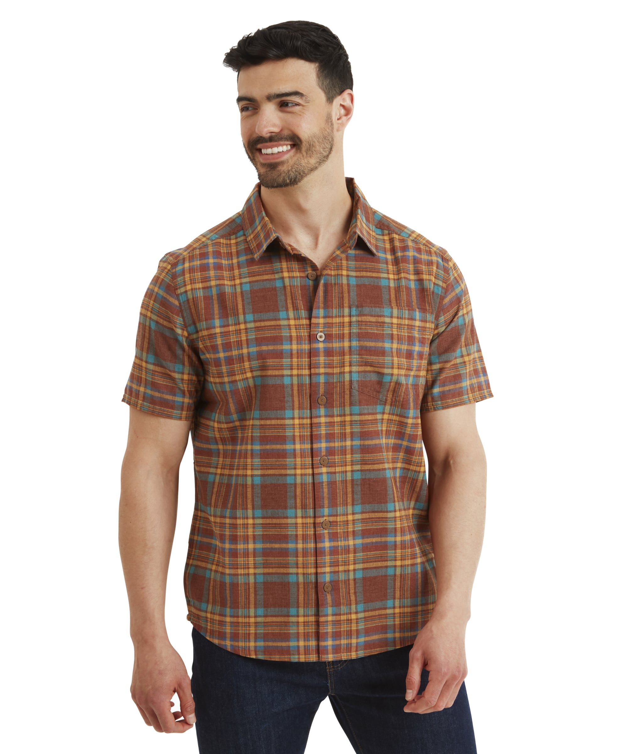 Rudra Short Sleeve Shirt - Cappuccino