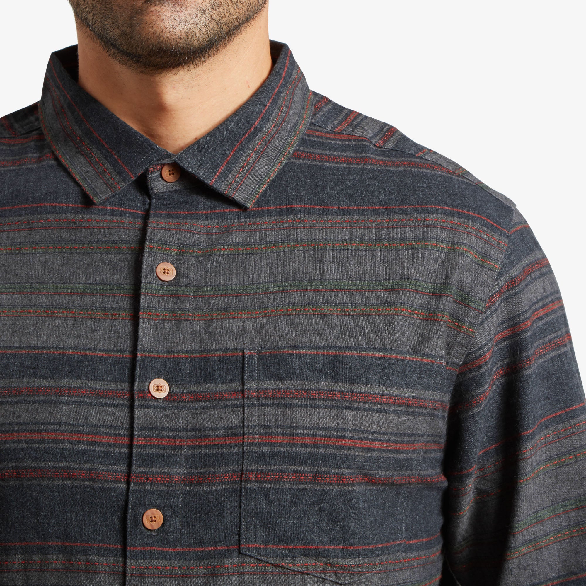 Sangpo Long Sleeve Shirt - Kharani Grey