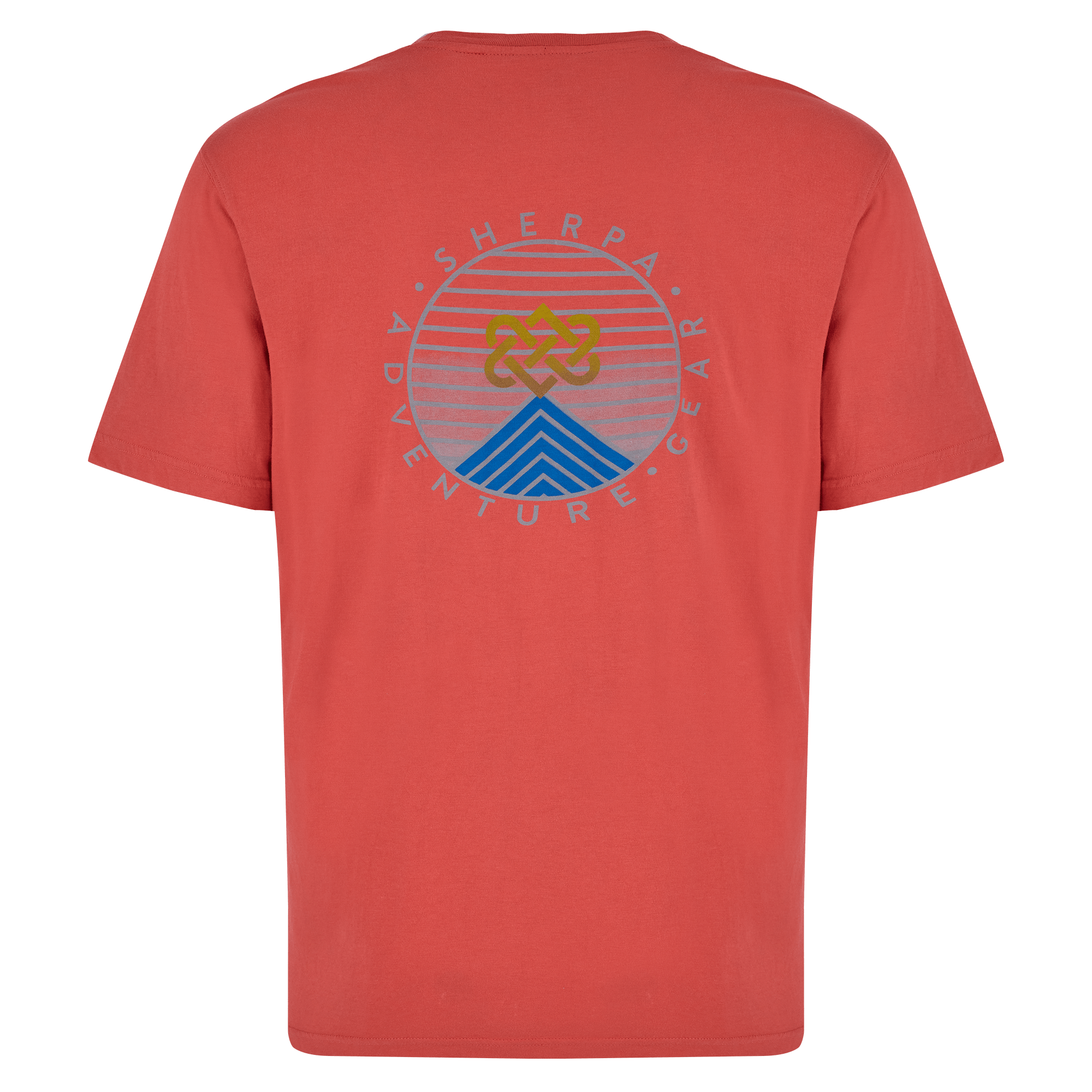 Sherpa Adventure Gear Summit T-Shirt in Red from the back