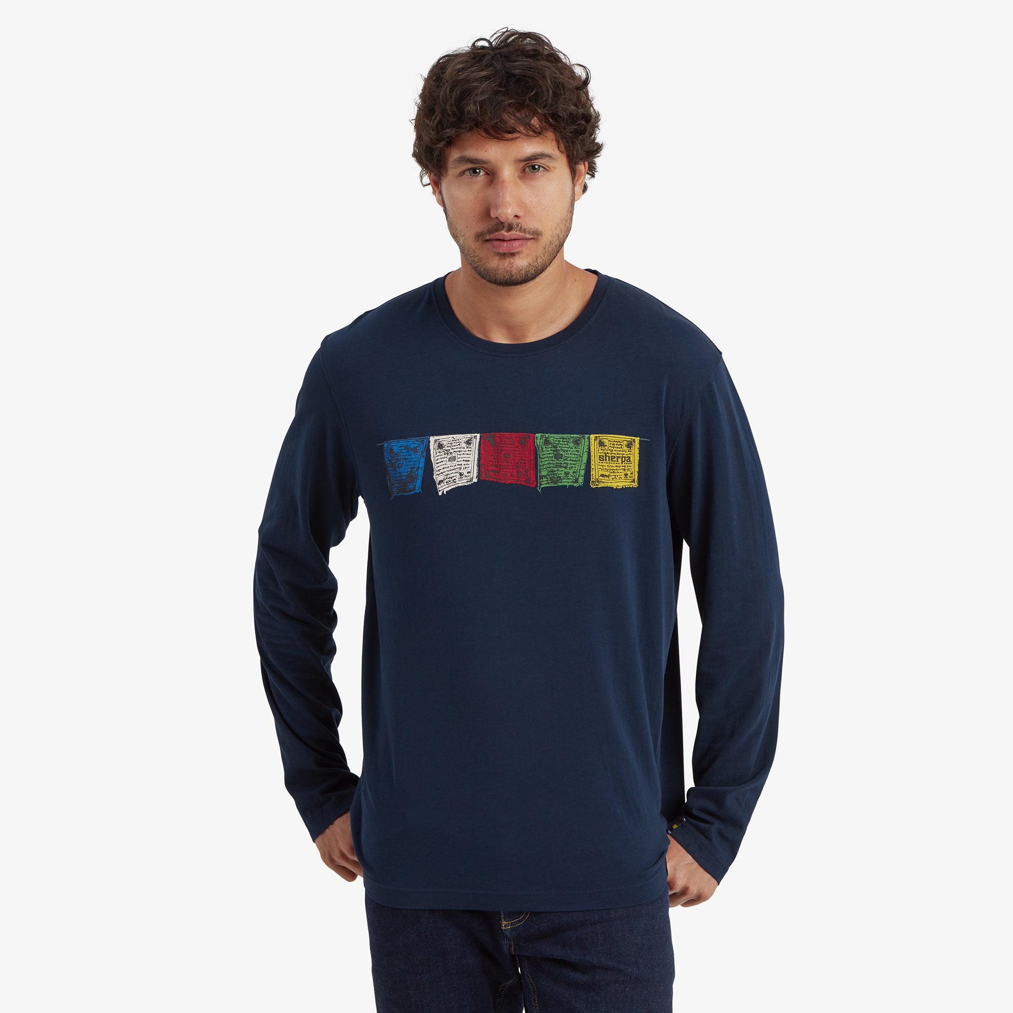 Tarcho Langarm-T-Shirt – Rathee Blue